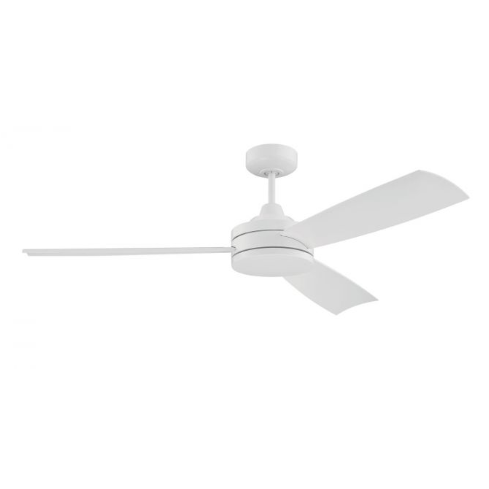 Craftmade 54-Inch Inspo Indoor Ceiling Fan with Light Kit - Modern Flush Mount Design for Living Room, Bedroom & Office - Energy Efficient Quiet DC Motor