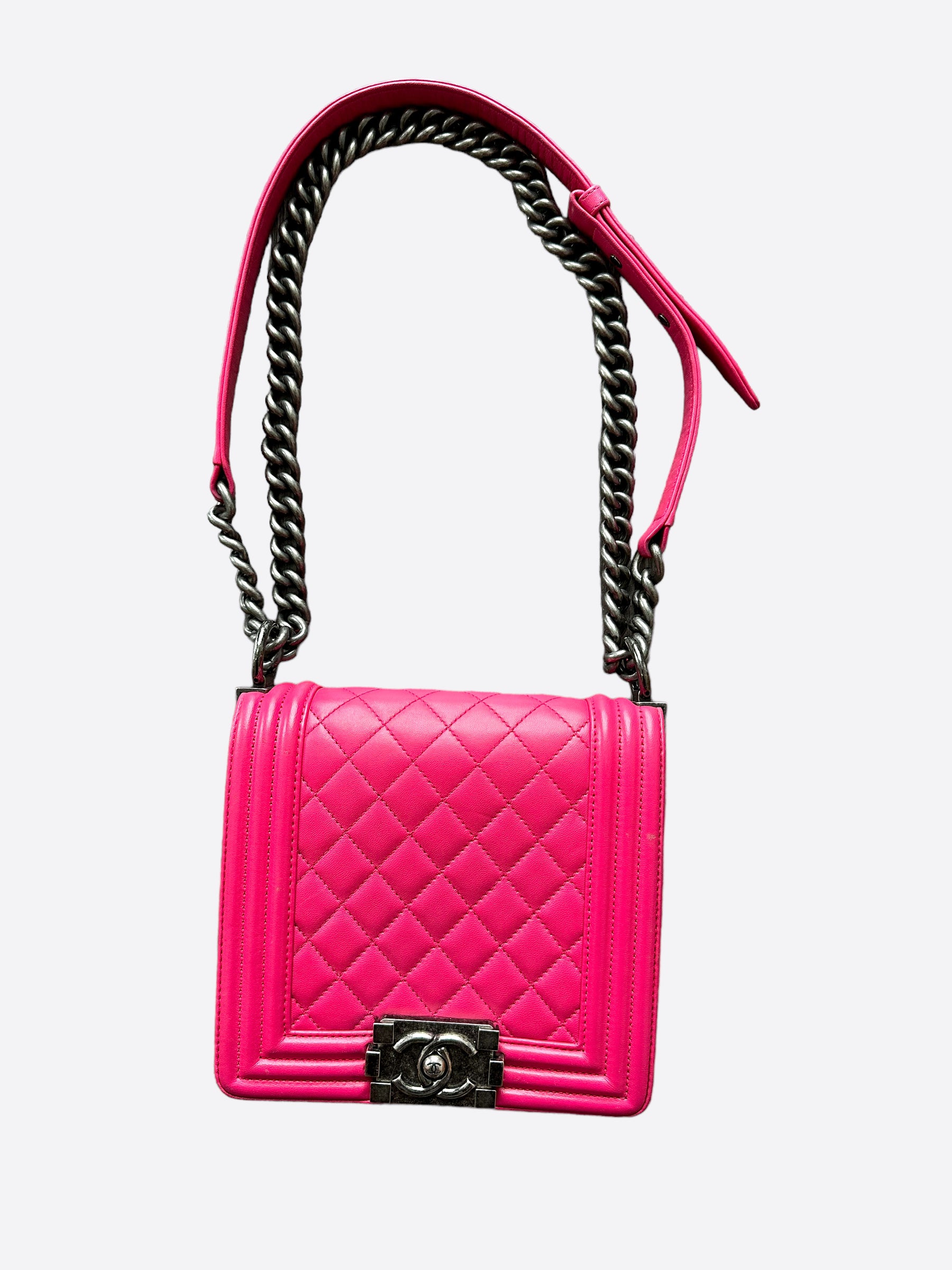Chanel Pink Mini Shoulder Bag for Women - Luxury Quilted Leather Crossbody Purse - Perfect for Parties, Dating & Everyday Use