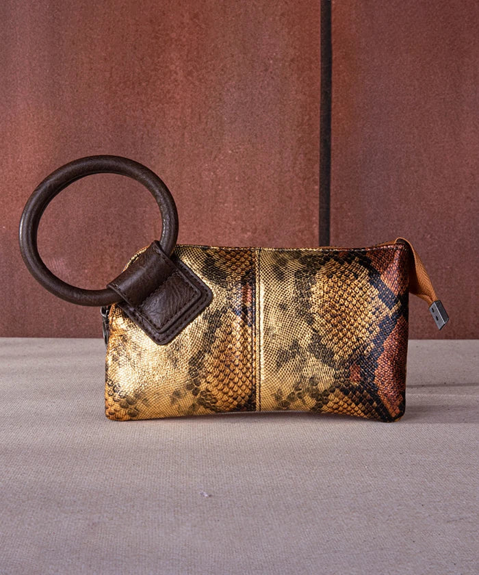 Montana West Genuine Snake Skin Wristlet Clutch - Stylish Women's Wallet for Evening Parties & Date Nights