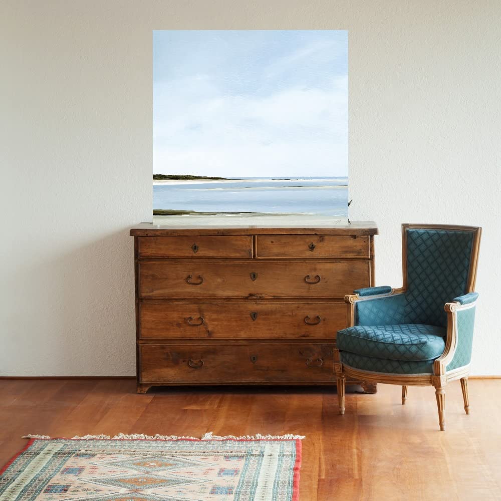 Fine Art Canvas Wall Decor by Artist Rick Fleury - Modern Abstract Painting for Living Room, Bedroom, Office & More - Ready to Hang 32x32 Inch - Perfect for Home Decor, Gifts & Interior Design