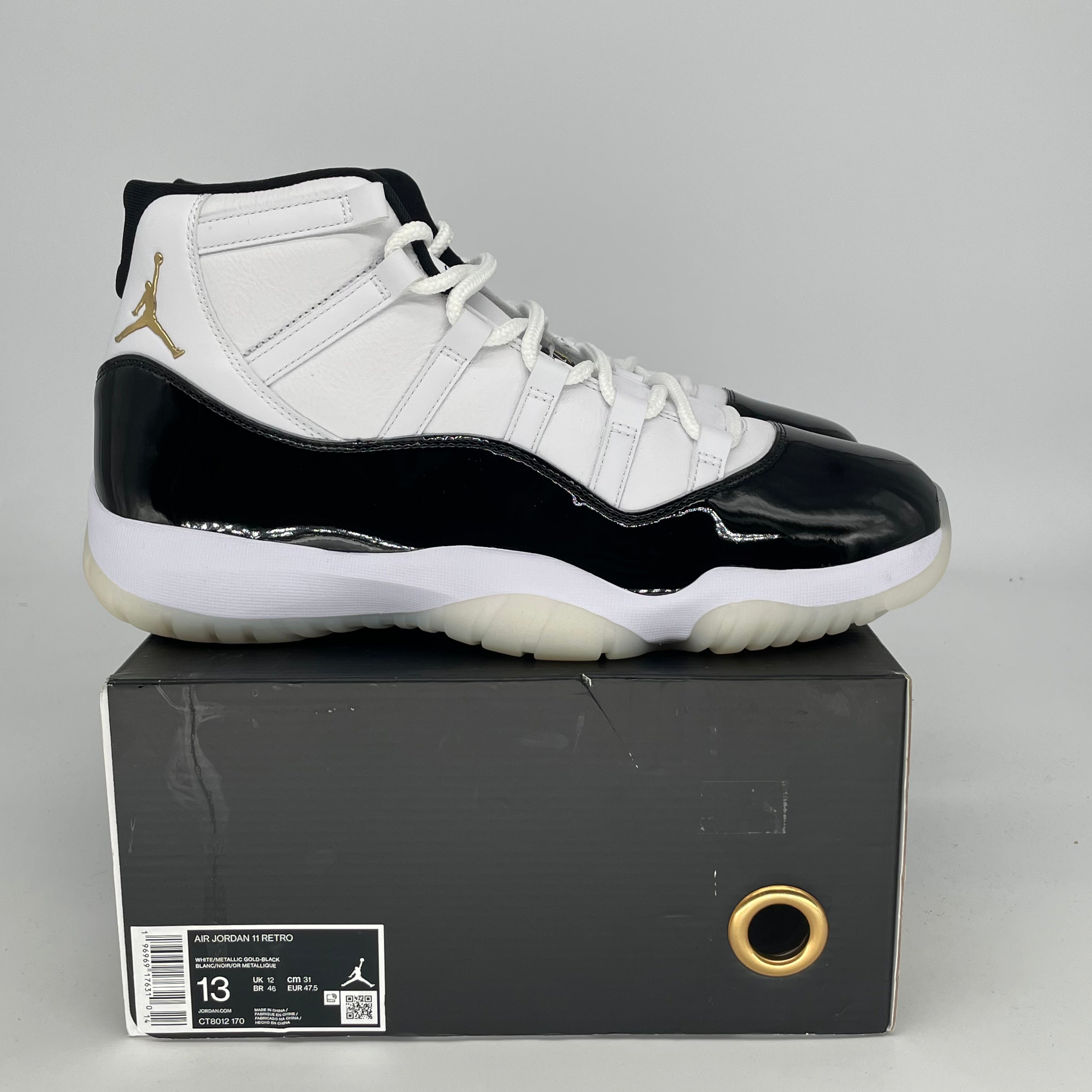 AIR JORDAN 11 DMP GRATITUDE Basketball Shoes Men's Size 13 (CT8012-170) - Perfect for Court Play, Sneaker Collecting & Streetwear Fashion