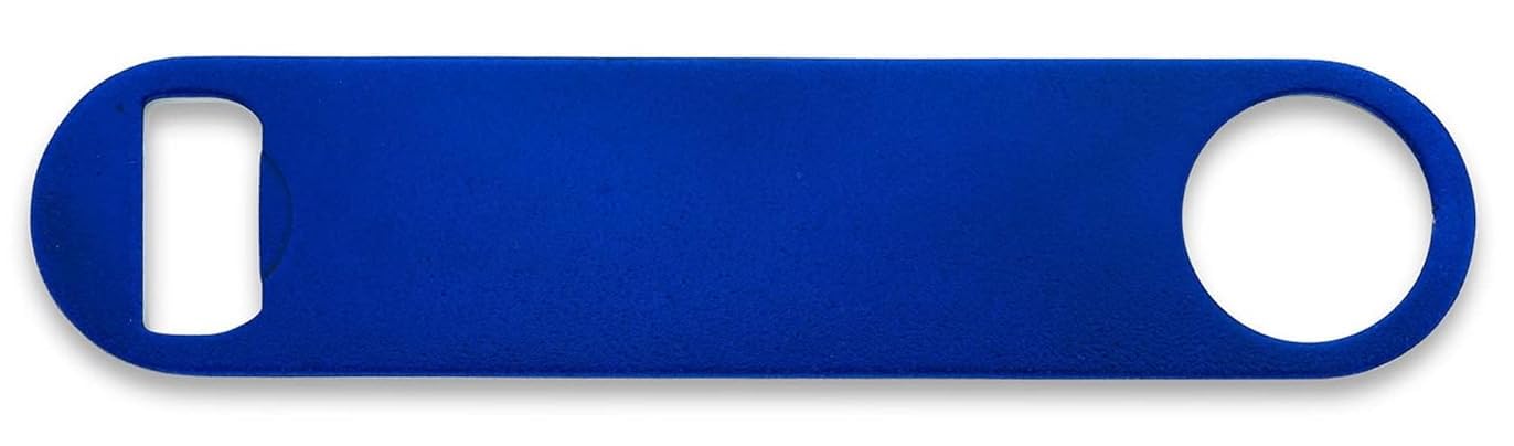 Dynore Premium Stainless Steel Navy Blue Bottle Opener - Rustproof & Durable Bar Tool for Beer, Soda, Home & Outdoor Use