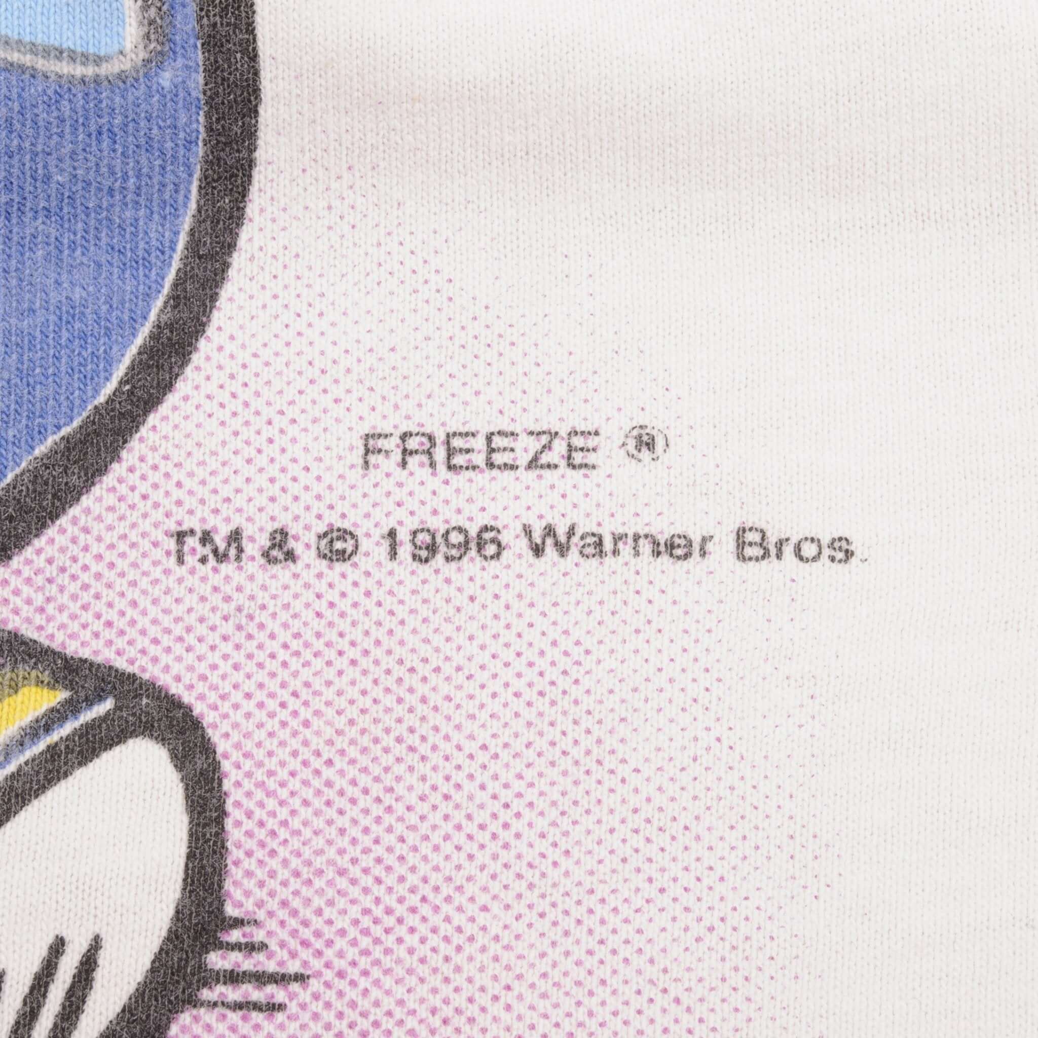 Vintage Looney Tunes Taz Tweety Sylvester Graphic T-Shirt 1996 Retro Cartoon Tee 3XL USA - Perfect for Casual Wear, Cosplay, and 90s Nostalgia Fans