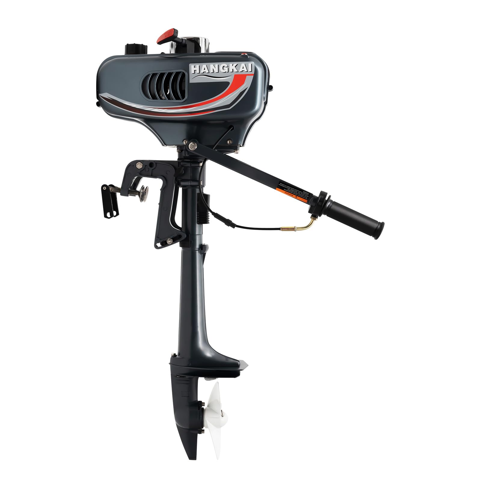 GDNTMU 3.5HP 2-Stroke Outboard Motor Boat Engine with CDI Water & Air Cooling System - Lightweight Marine Engine for Inflatable Fishing Boats, Dinghies & Small Watercraft - Perfect for Fishing, Trolling & Recreational Boating