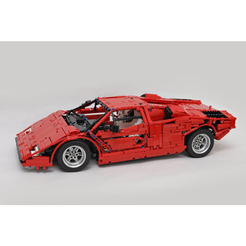 3167pcs MOC 16967 Lamborghini Countach LP400 1974 Building Blocks Set - Premium Collector's Model Car Kit for Adults & Teens - Perfect for Display, Gifts & DIY Car Enthusiasts