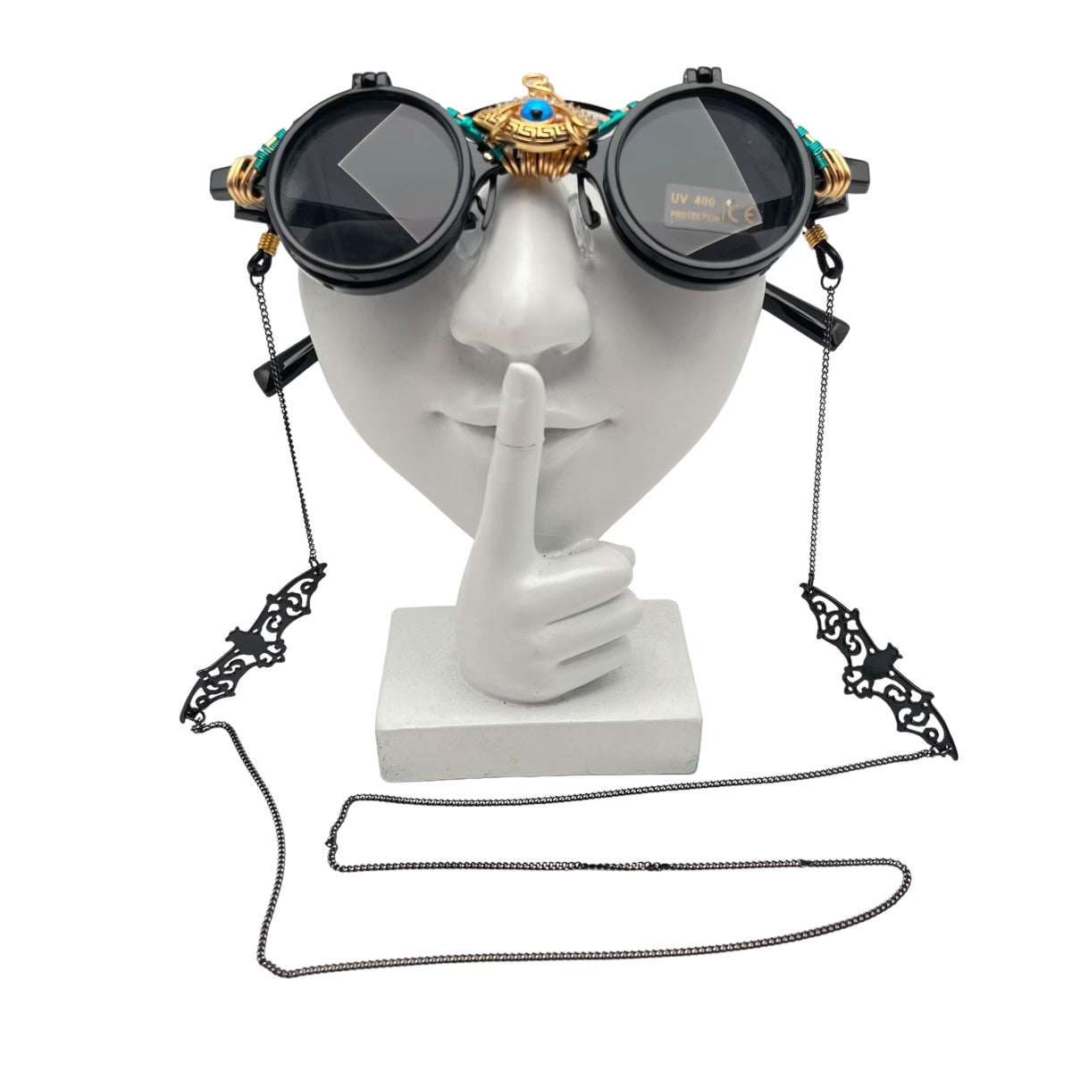 Black Bats Sunglasses Chain - Stylish Eyewear Holder for Men & Women - Perfect for Outdoor Activities, Sports, and Fashion Accessories