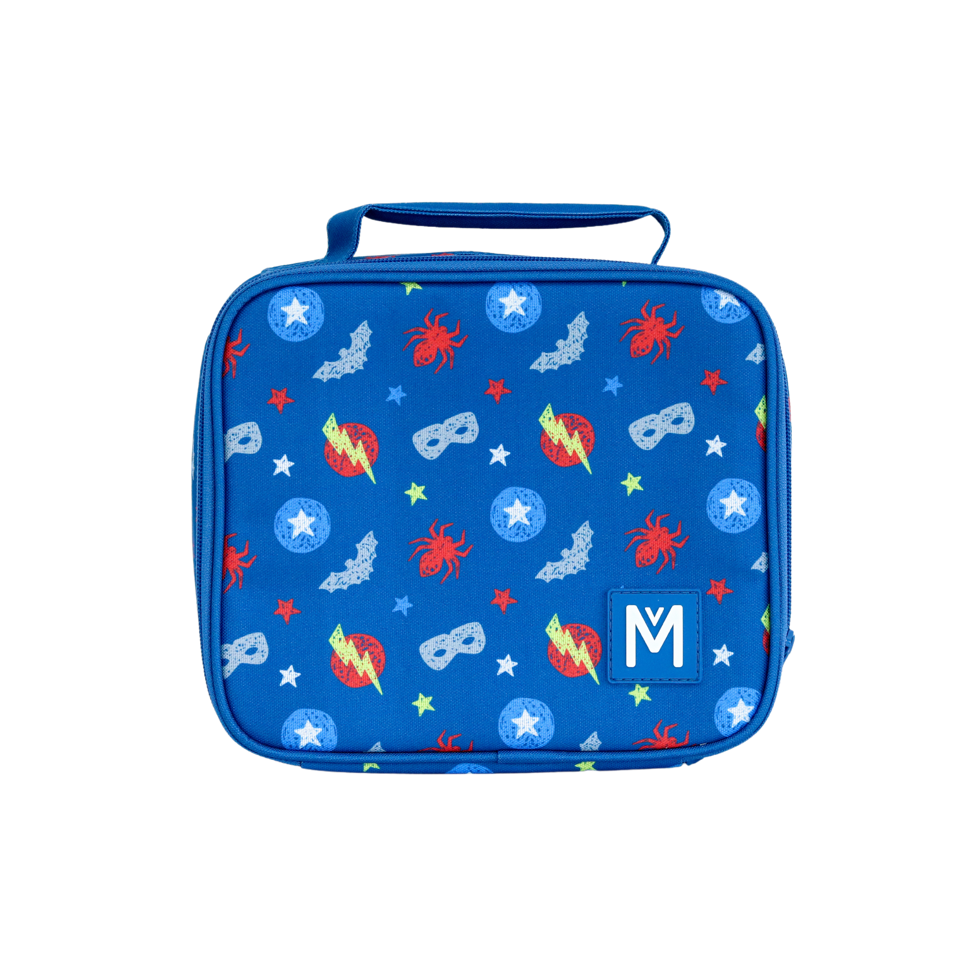 Montii.Co Medium Insulated Lunch Bag for Kids - Superhero Design | Leak-Proof & Thermal Insulation | Perfect for School, Work & Picnics