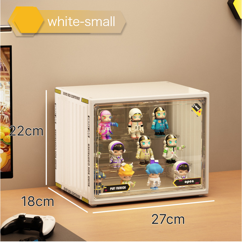 POP MART Display Case - Acrylic Collectible Figure Protector for Multistep Series | Perfect for Showcasing & Protecting Your Vinyl Toys Collection at Home or Office