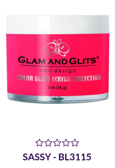 GLAM AND GLITS COLOR BLEND COLLECTION VOL.3 BL3115 - 2 oz SASSY Eyeshadow Palette | Vibrant Pigmented Makeup for Party, Night Out & Special Occasions