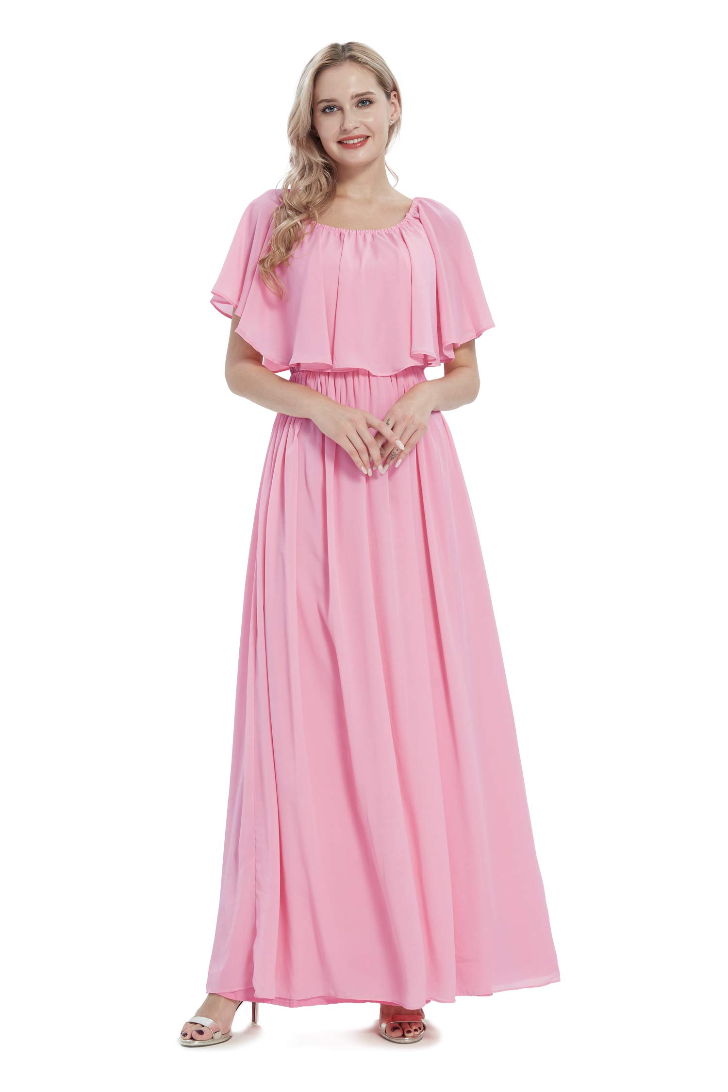 Hawaii Bridesmaid Dress for Women - Pink Coral Beach Wedding Dress Collection | Perfect for Beach Weddings, Bridal Showers & Tropical Vacations