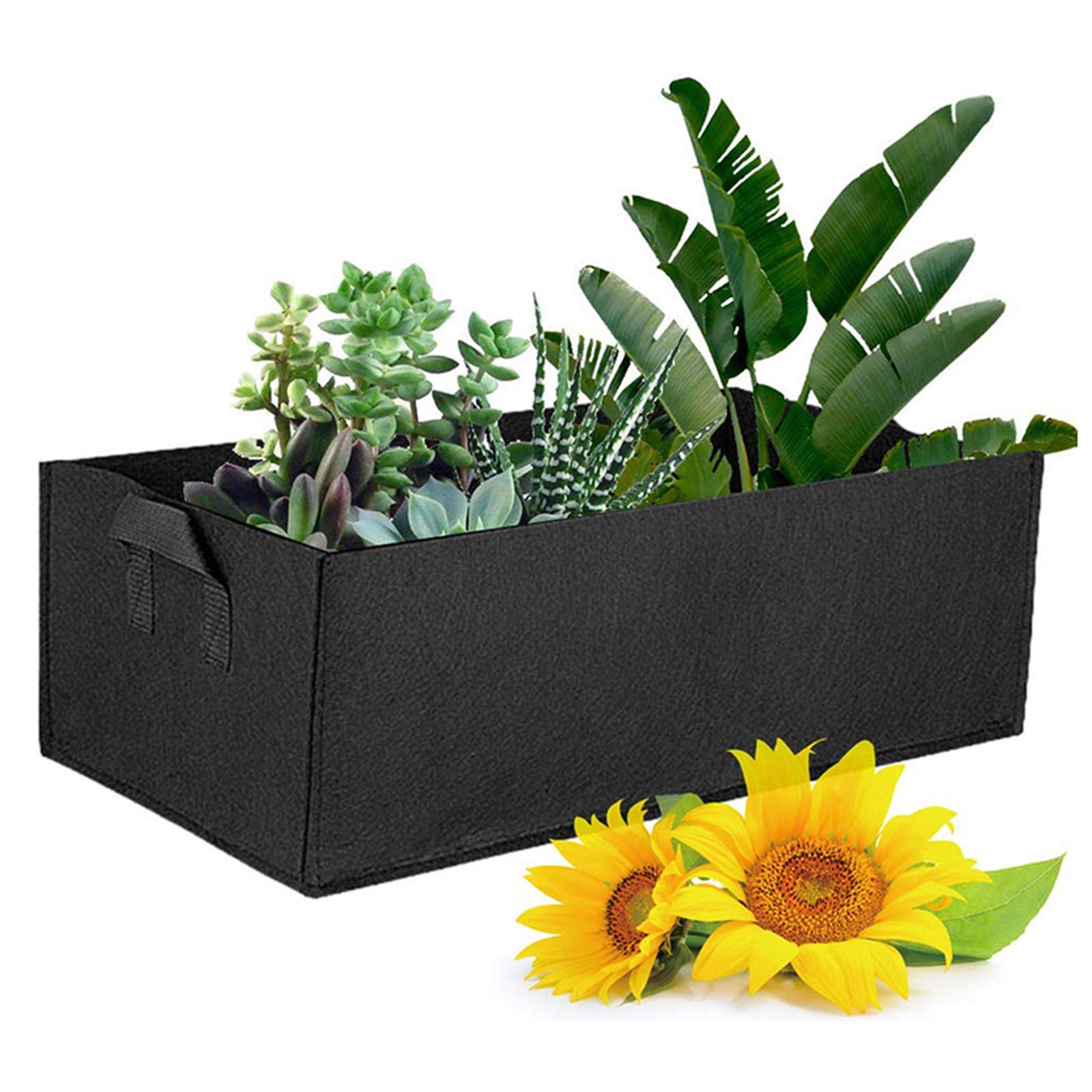 GWOKWAI 32 Gallon Heavy Duty Nonwoven Fabric Plant Grow Bags - Aeration Pots for Vegetables, Fruits, Flowers & Garden Planting | Indoor & Outdoor Gardening Containers