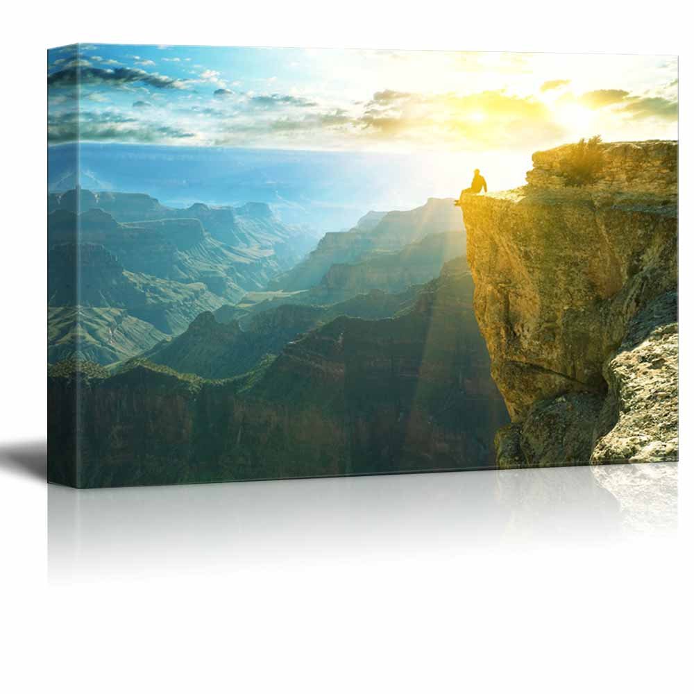 Grand Canyon Landscape Canvas Prints - Modern Wall Art Decor, 32x48 Inch Wrapped Giclee Print Ready to Hang | Perfect for Living Room, Bedroom & Office Decor