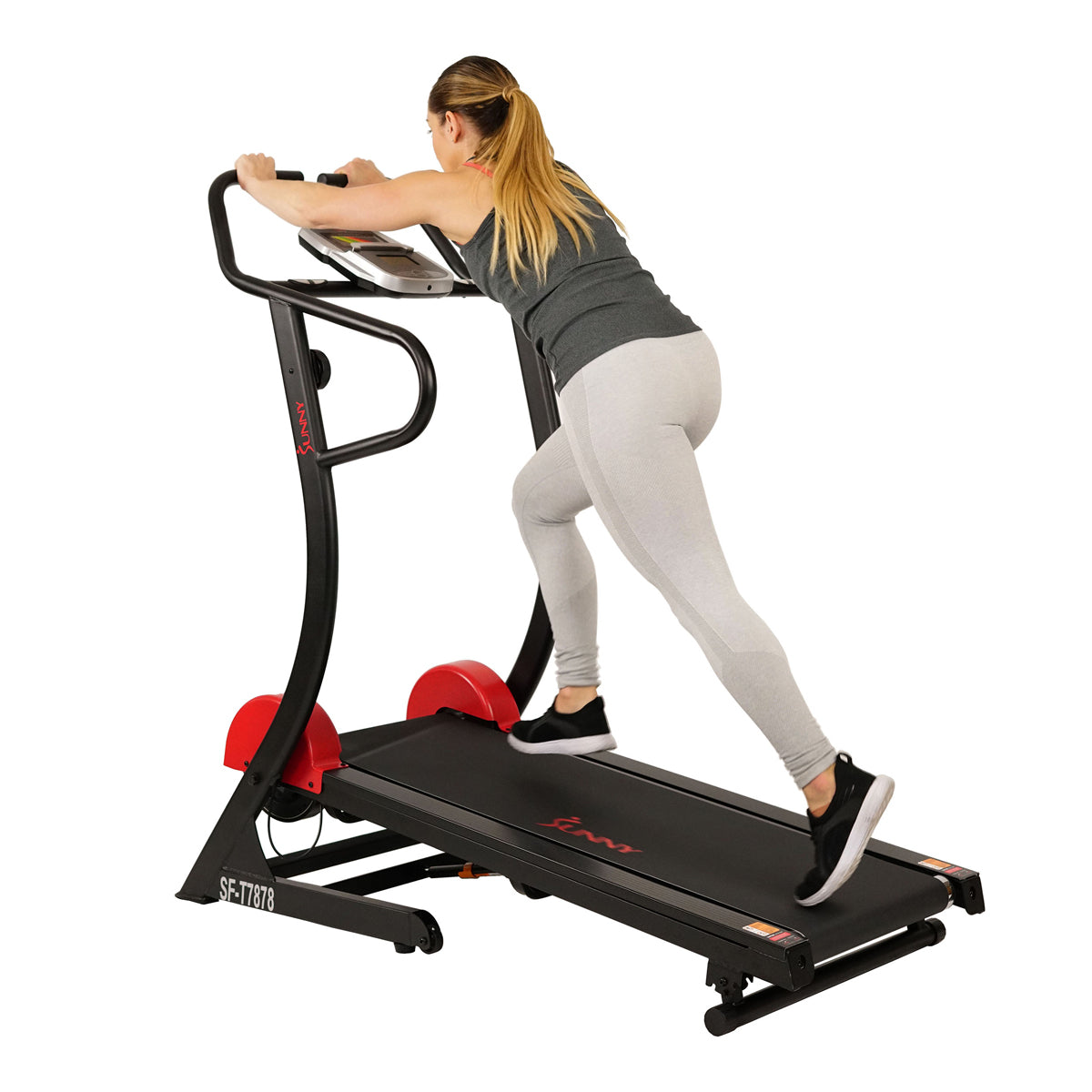 Cardio Trainer Manual Treadmill - 300 lb Weight Capacity with Adjustable Incline for Home Gym & Small Spaces | Perfect for Walking Exercise & Indoor Fitness
