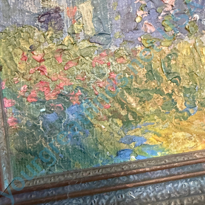 Original Vintage Impressionist Painting - Antique Artwork for Home Decor, Office & Gallery Display