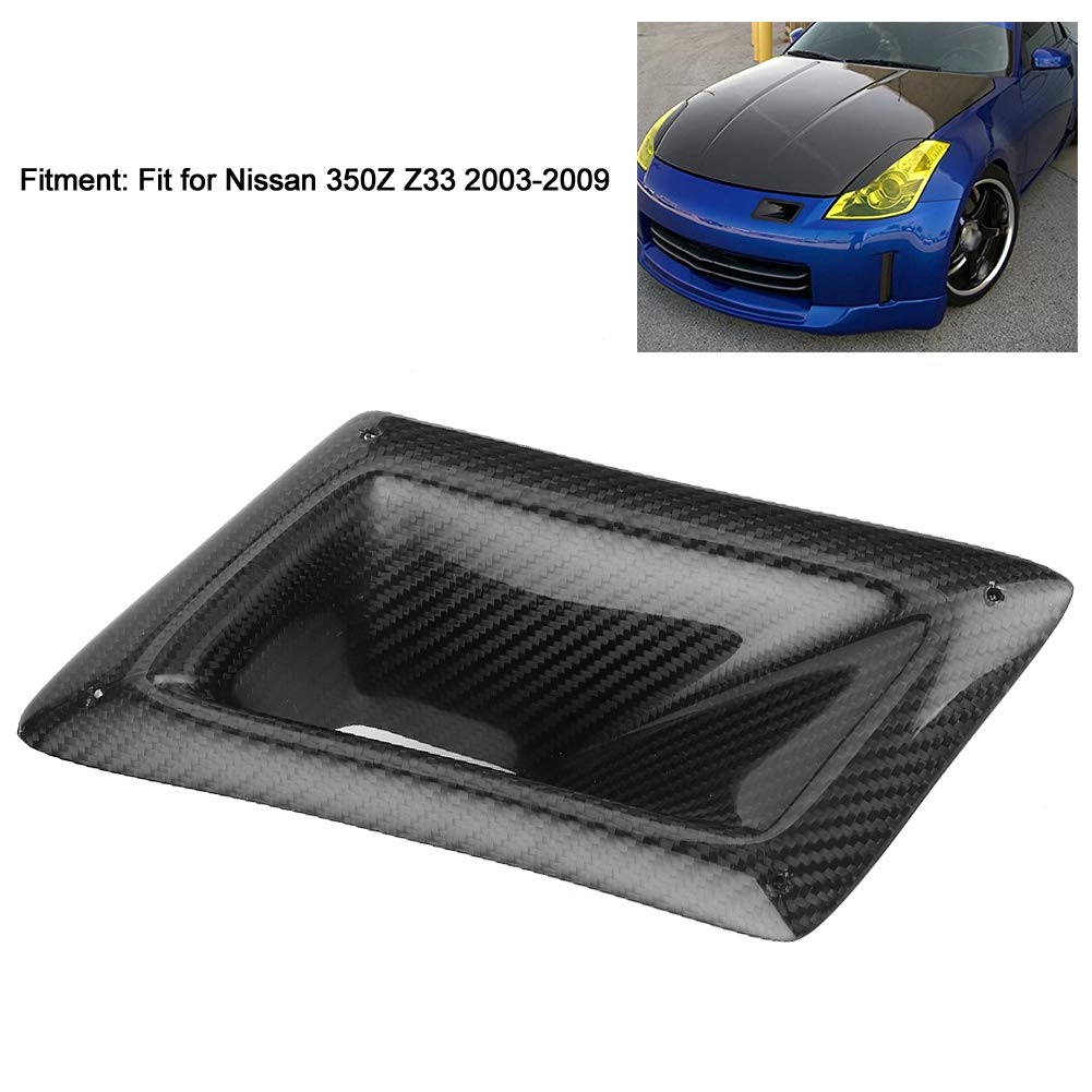 Carbon Fiber Bumper Air Vent Intake Duct - Left Side Replacement for Nissan 350Z Z33 (2003-2009) | High-Performance Car Accessory | Track & Street Racing Upgrade