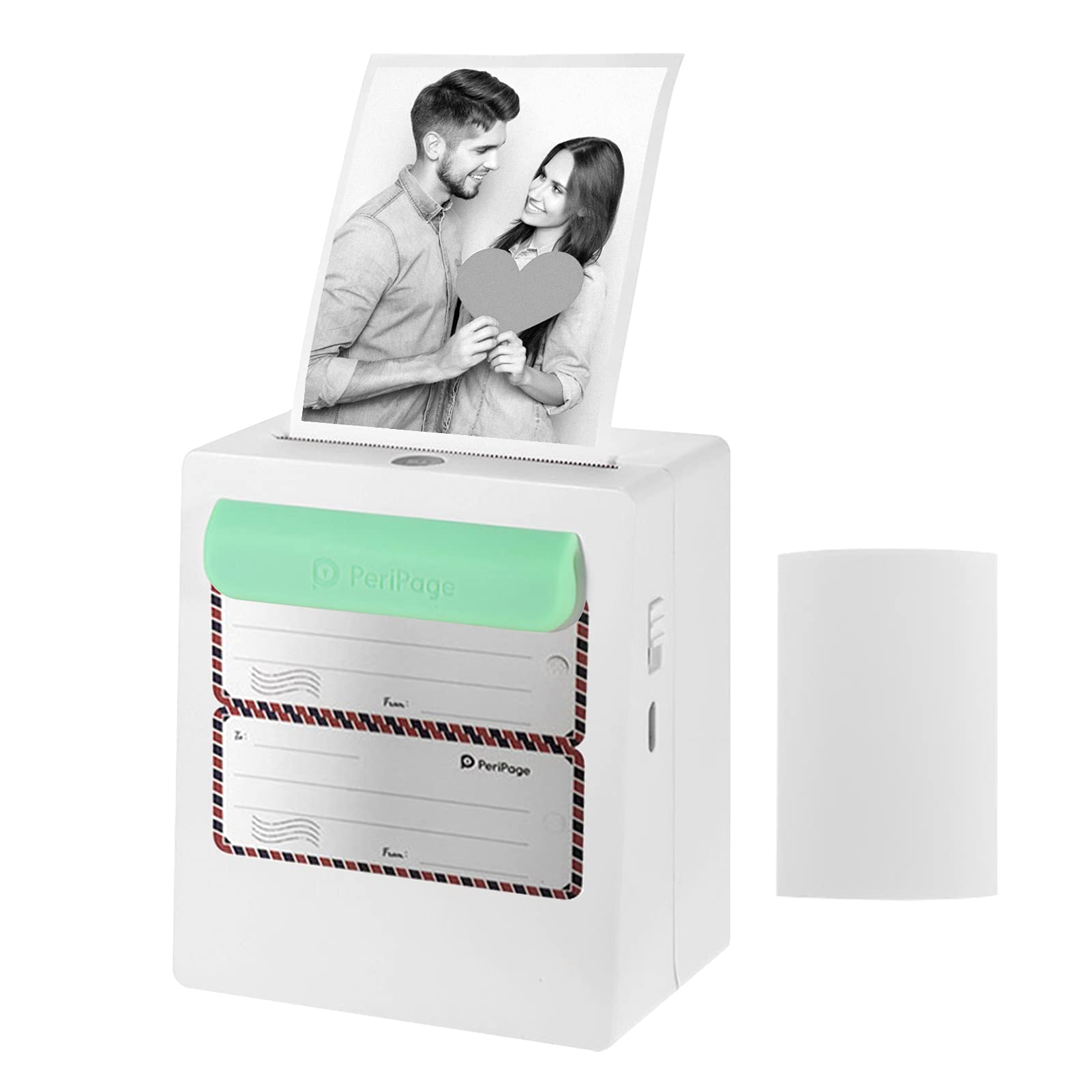 BISOFICE PeriPage A8 Portable Mini Wireless Bluetooth Thermal Printer - 304DPI for Receipts, Labels, Memo Stickers & AR Photos | Compatible with Android, iOS, Windows | Perfect for Home, Office & Small Business Use