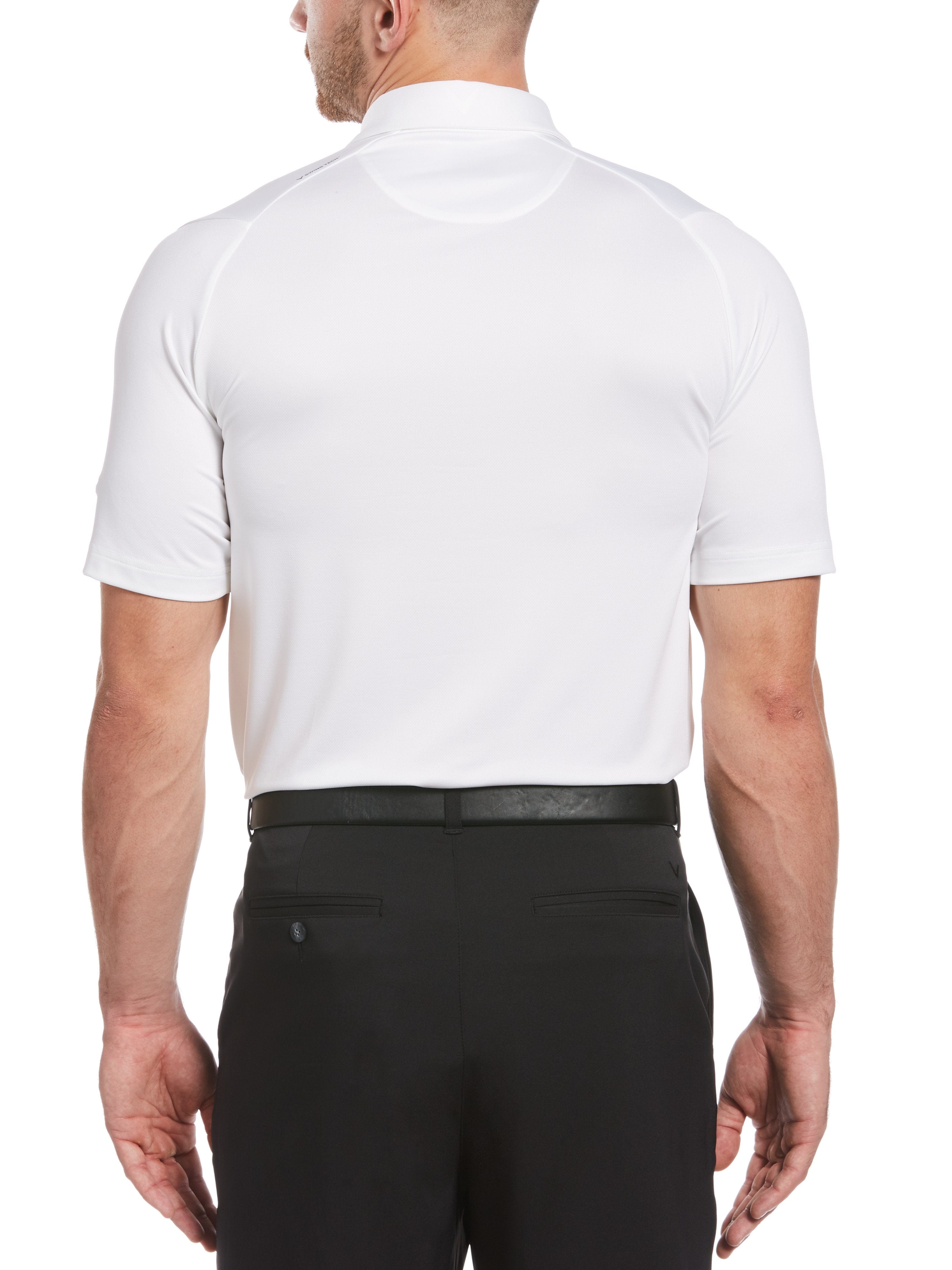 Men's Swing Tech™ Performance Solid Polo Shirt - Breathable, Moisture-Wicking Golf & Casual Wear for Workouts, Office & Outdoor Activities