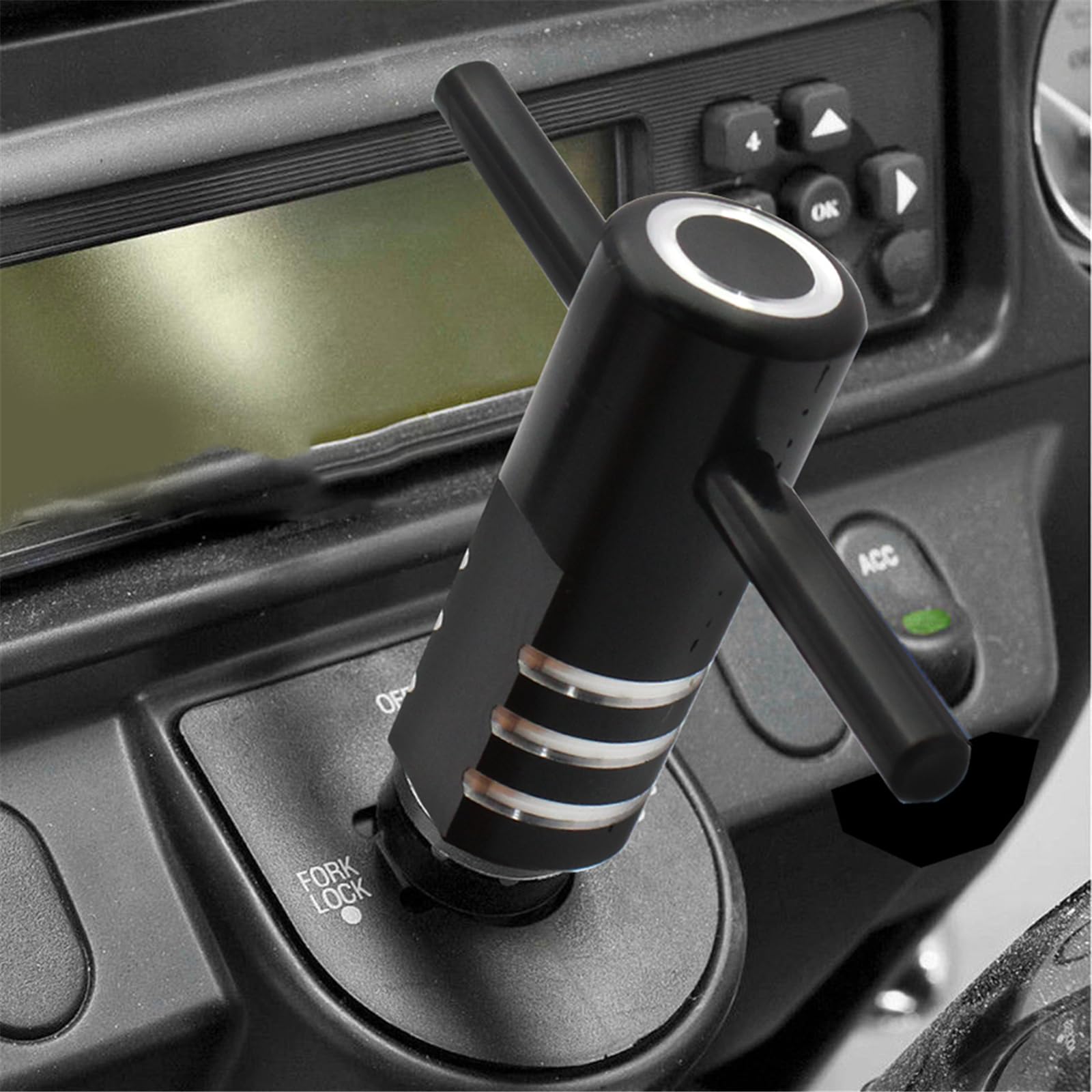 Harley Davidson Touring Models 2003-2013 Aluminum Alloy Ignition Switch Housing Alignment Tool - Motorcycle Ignition Key Cylinder Repair Kit for Easy Installation (Black) | Perfect for DIY Motorcycle Maintenance & Harley Accessories Upgrade