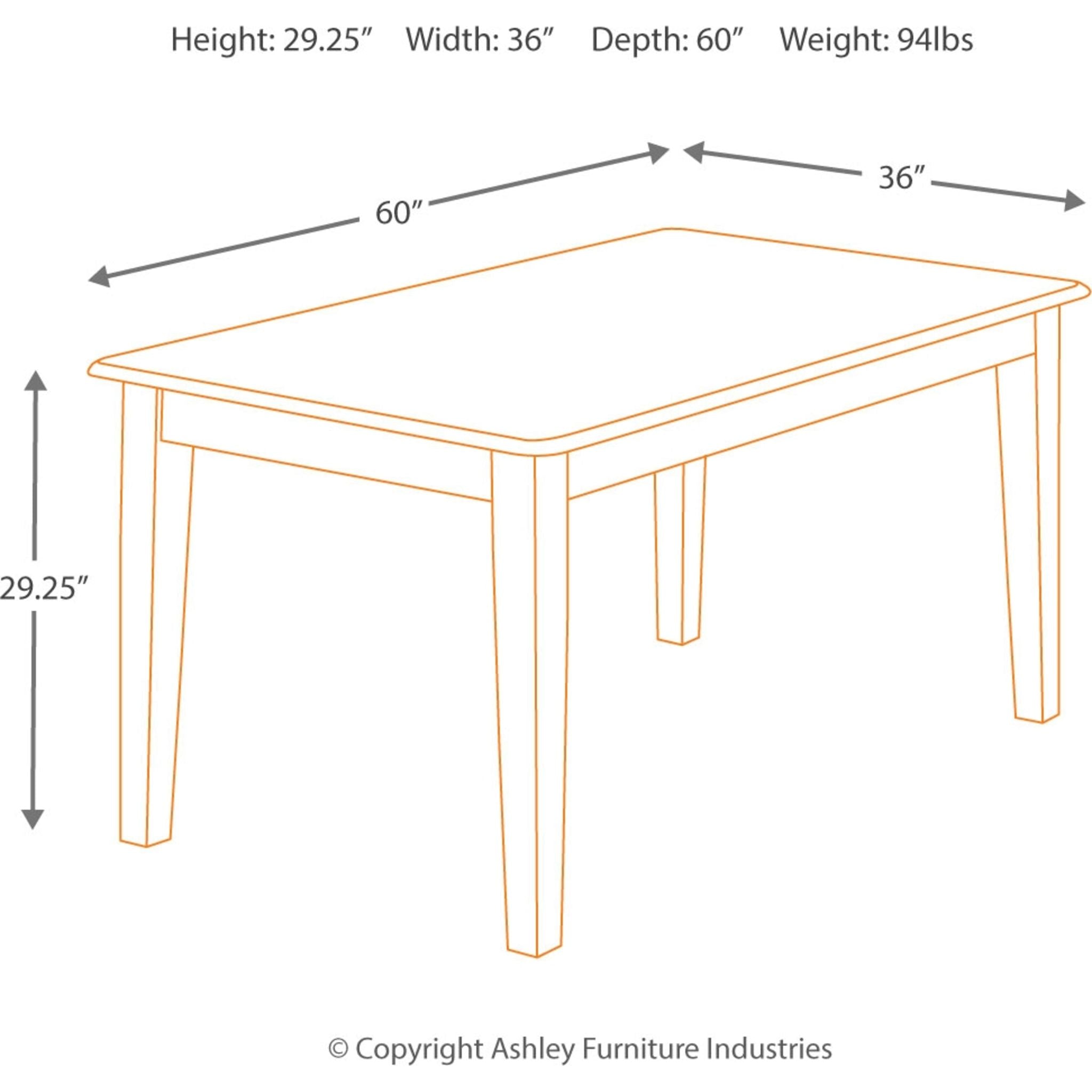 Berringer Casual Dining Table Set - Modern Wooden Kitchen & Dining Room Furniture for Family Gatherings & Dinner Parties