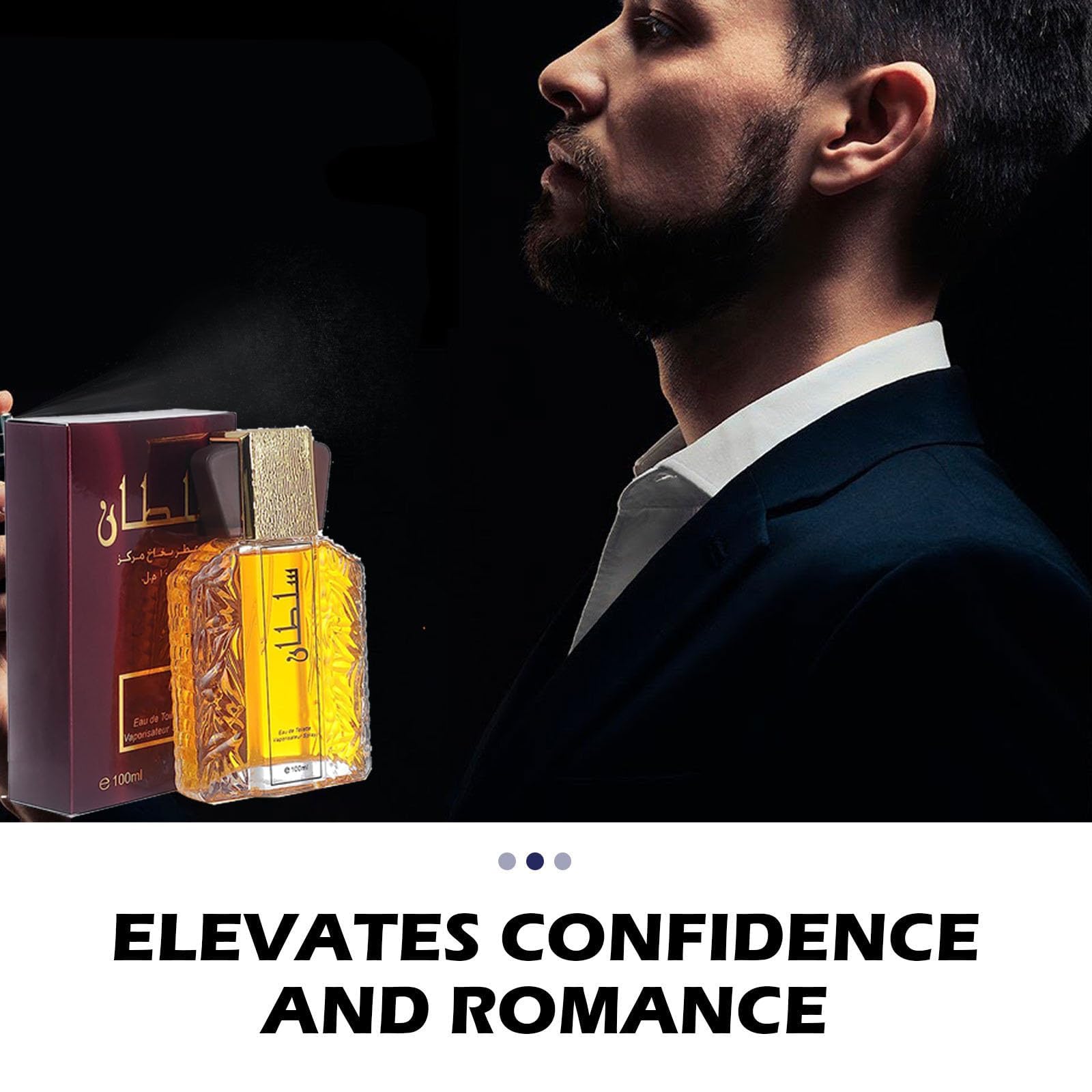 Premium Dubai Men's Cologne - Luxury Long Lasting Eau de Toilette Fragrance, 100ml - Perfect for Date Nights, Business Meetings & Special Occasions