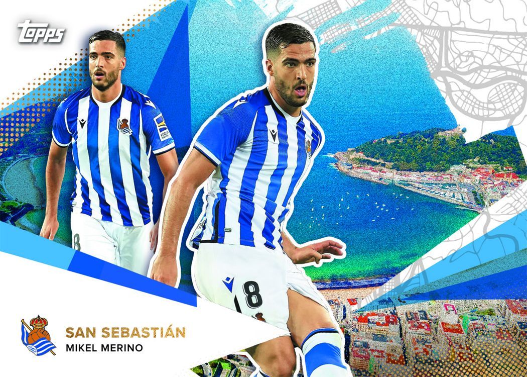 Official Topps Real Sociedad 2021/22 Team Set - Collectible Soccer Trading Cards for Fans and Collectors - Perfect for Gifts, Display, and Matchday Memorabilia