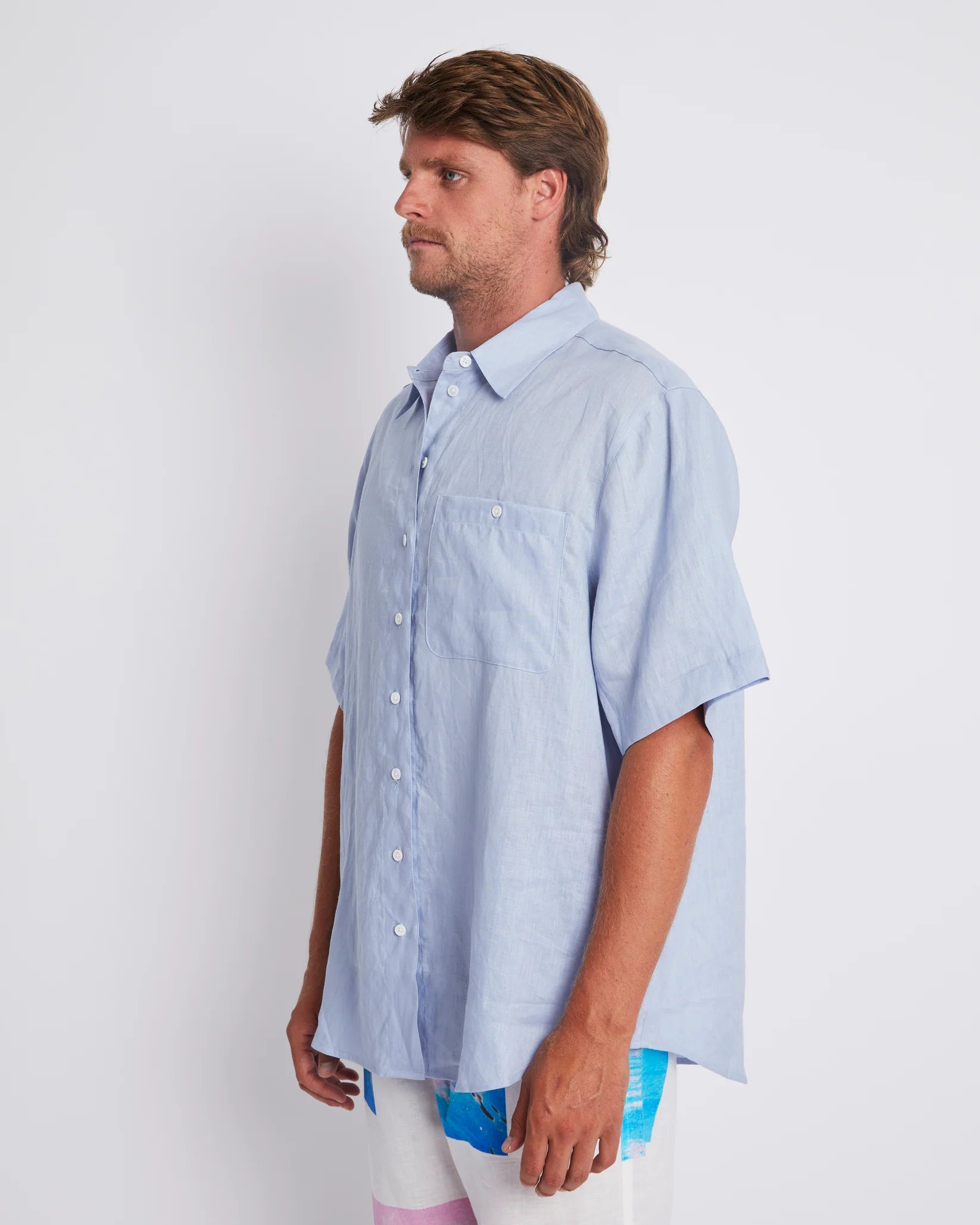 Alice Blue Oversized T-Shirt for Women - Comfortable & Stylish Big Shirt for Casual Wear, Lounge & Everyday Outfits