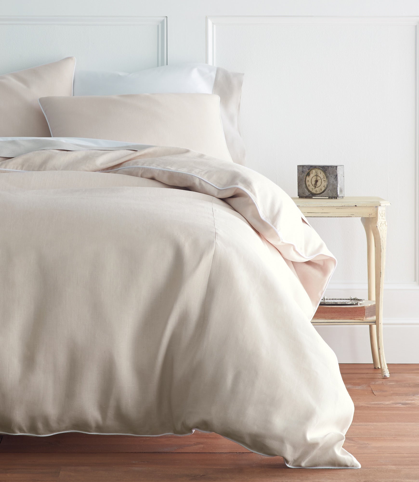 Premium Mandalay Linen Sham - Soft & Breathable European Flax Linen Pillowcase for Bedroom & Guest Room Decor (Standard/Queen/King Size) - Perfect for Home Styling, Hotels, and Airbnb