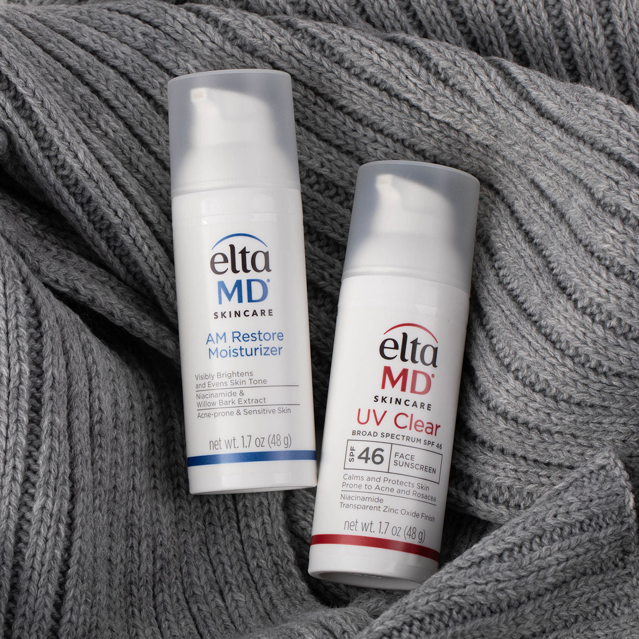 Clear Skin Daily Duo Kit - Acne Treatment & Moisturizing Set for Face Care - Perfect for Morning & Night Skincare Routine