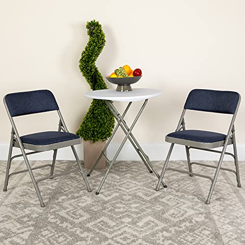 Navy Fabric/Gray Frame