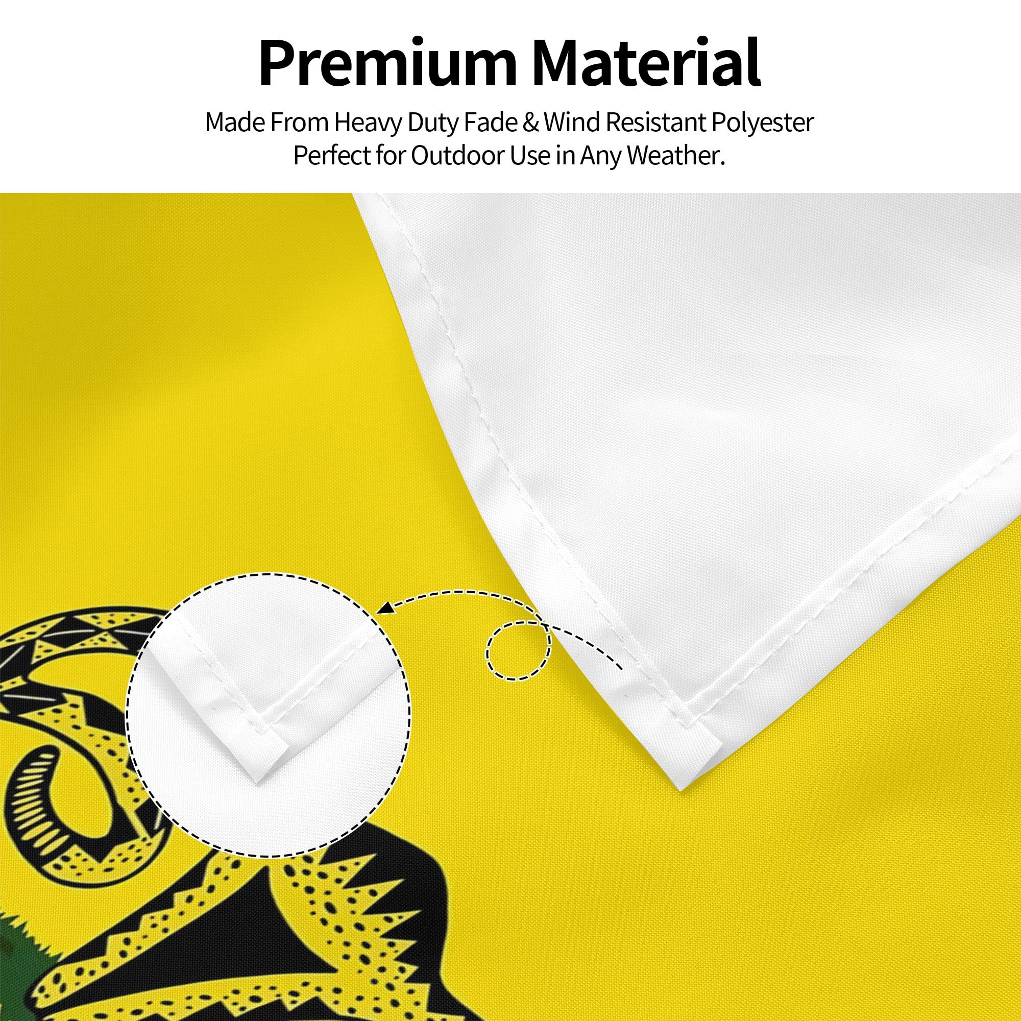 Don't Tread On My Uterus Pro Choice Feminist Flag - 3x5 Ft Women's Rights Banner with Grommets - Durable Polyester Outdoor Decoration for Protests, Rallies & Home Display
