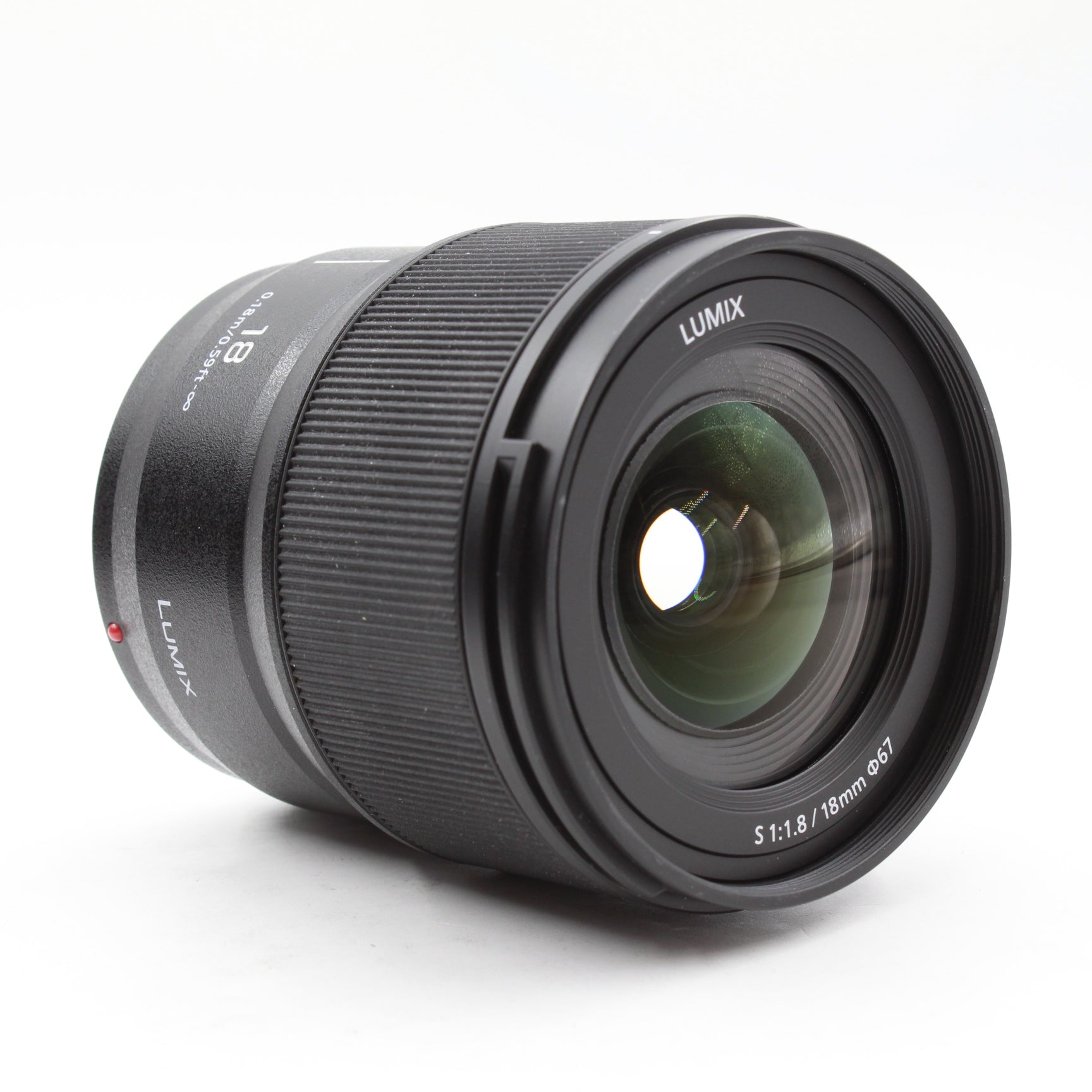 Panasonic Lumix S 18mm f/1.8 Lens (Leica L Mount) - Open Box Excellent Condition | Wide-Angle Prime Lens for Portrait & Landscape Photography
