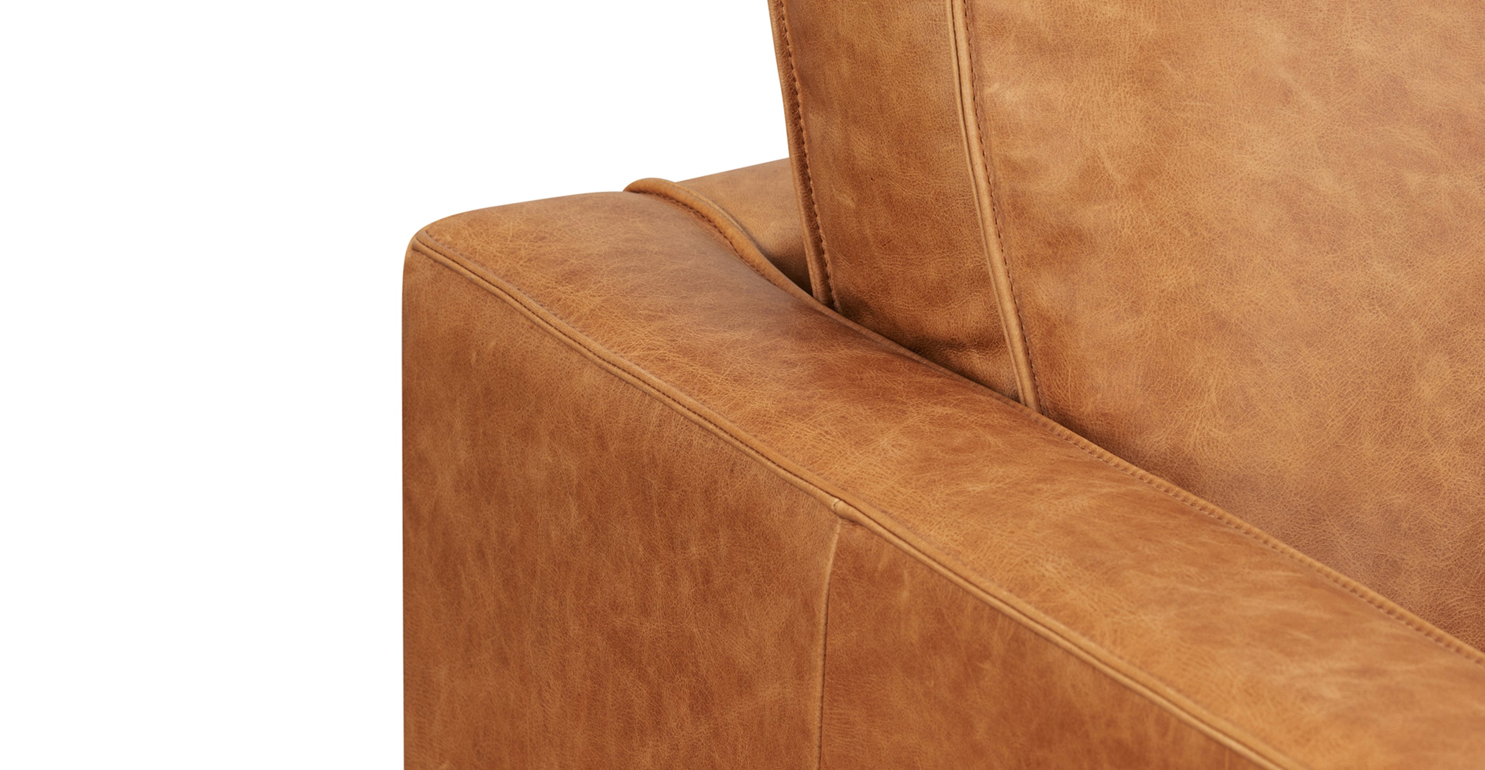 Premium Mateo Genuine Leather Lounge Chair - Modern Comfort for Living Room, Office & Reading Nook - Handcrafted Recliner with Ergonomic Support