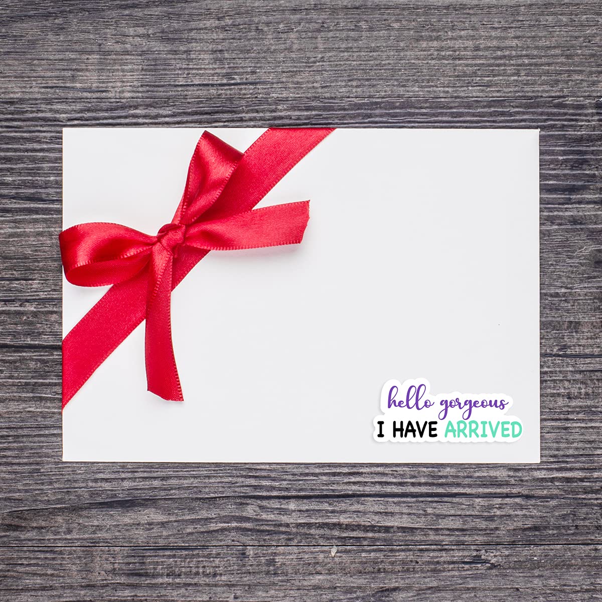 Hello Gorgeous Stickers - 500 Labels/Roll for Small Business & Handmade Goods | Envelope & Packaging Use