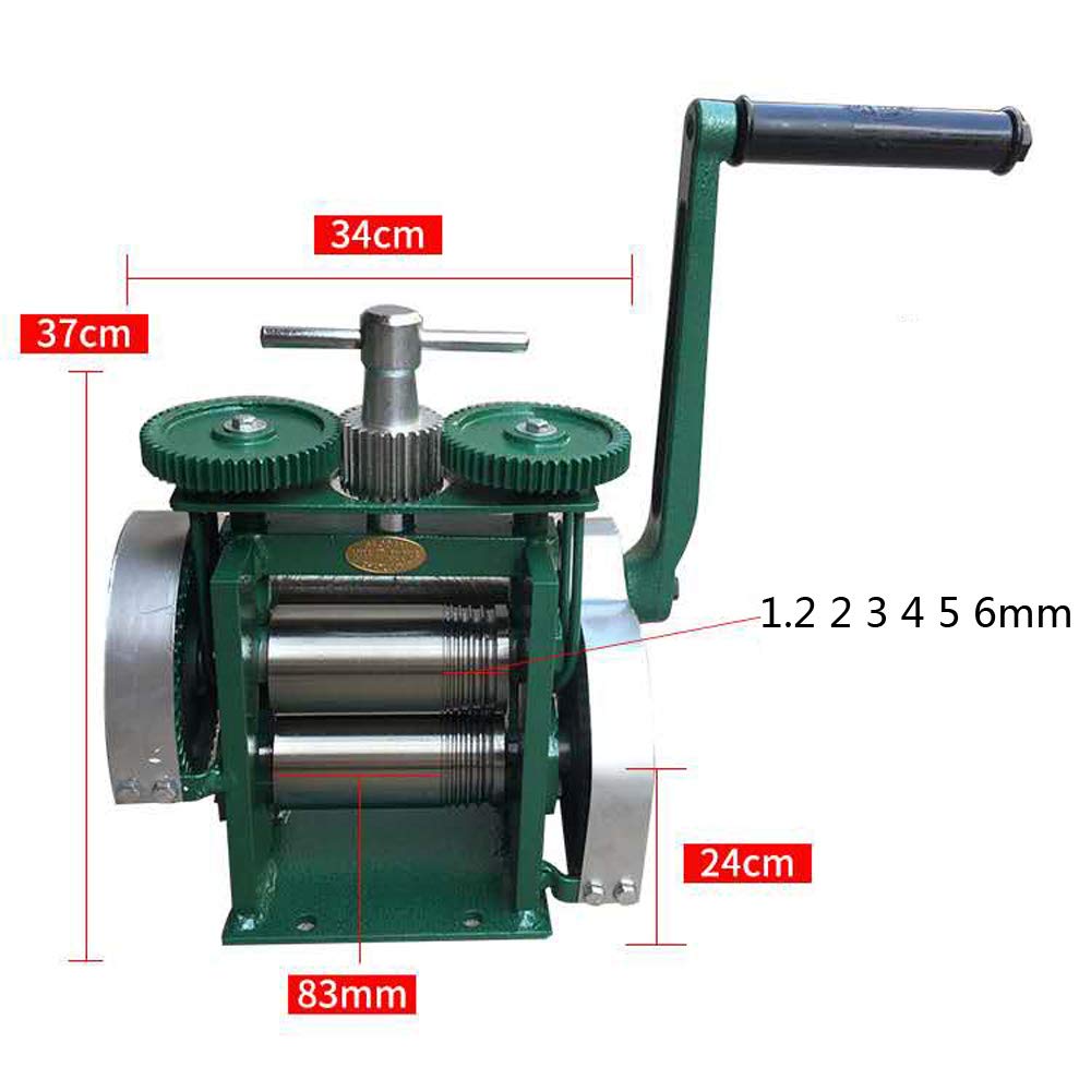 YIYIBYUS 83mm Manual Jewelry Rolling Mill Machine - 3.25