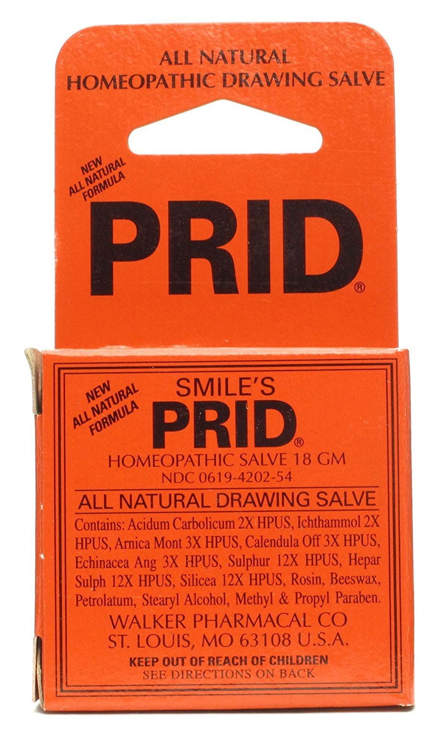 Prid Homeopathic Salve 18g - Natural Pain Relief for Cuts, Bruises & Skin Irritations - Perfect for First Aid Kits & Outdoor Activities