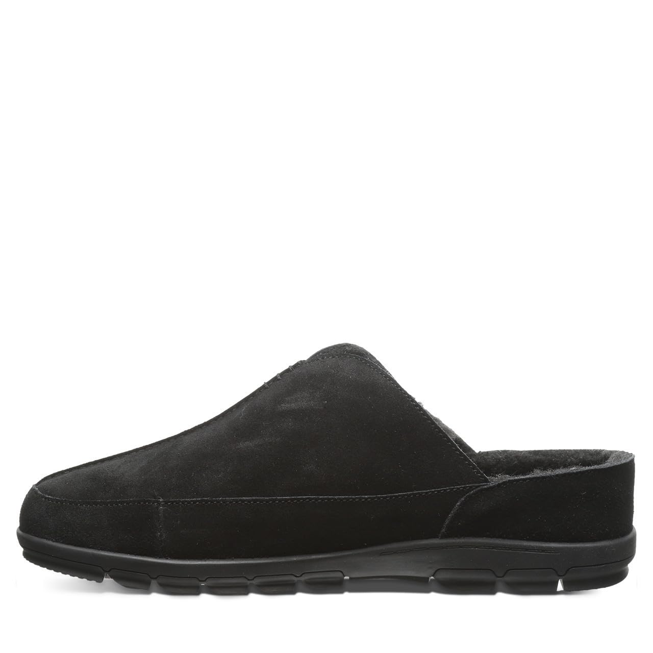 BEARPAW Men's Bruce Suede Slip-On Slippers - Comfortable Casual Shoes for Indoor & Outdoor Wear - Perfect for Lounging, Errands, and Relaxing at Home