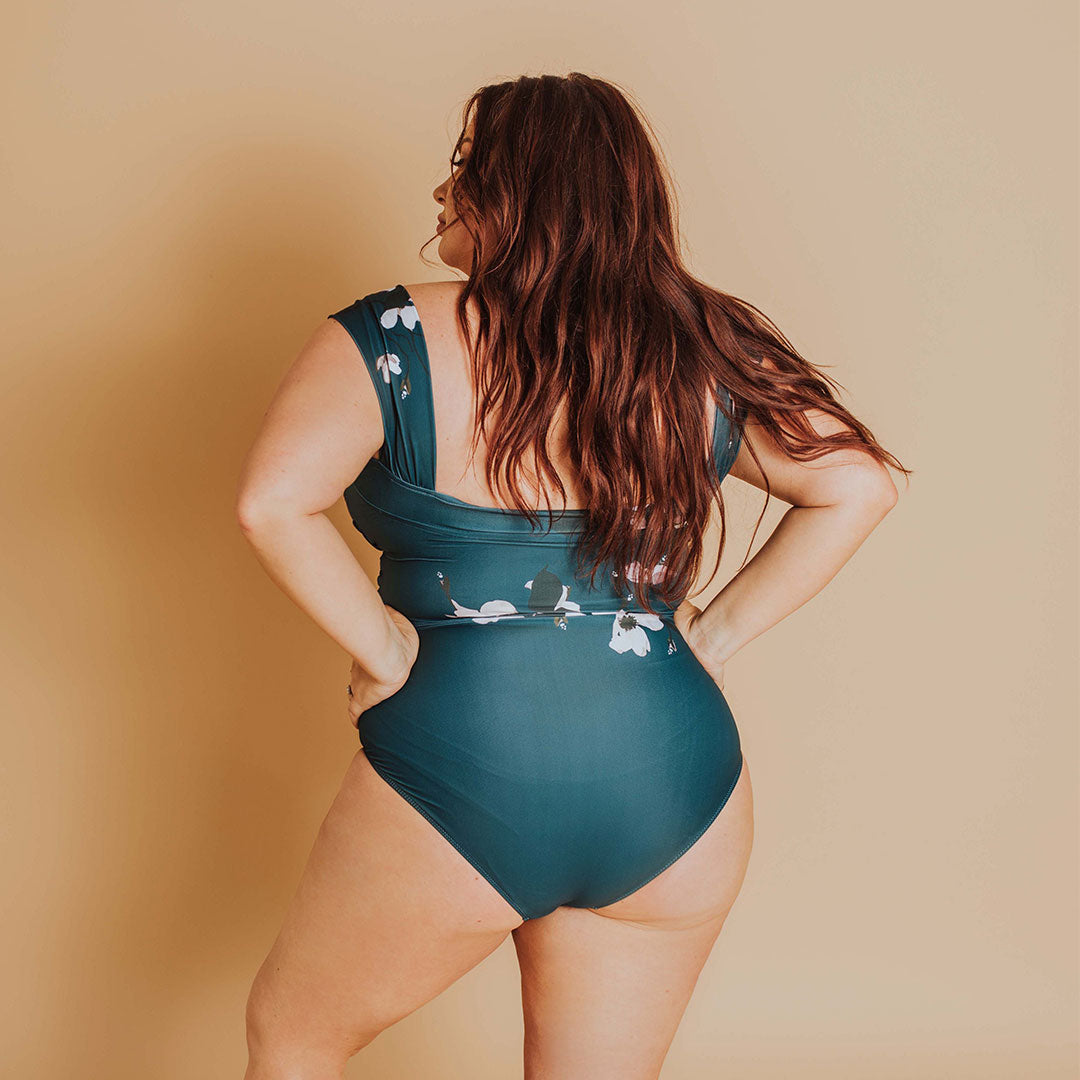 Victoria Off Shoulder One Piece Swimsuit for Women - Sexy High Waisted Bathing Suit with Ruffles, Summer Beachwear for Pool Party & Vacation