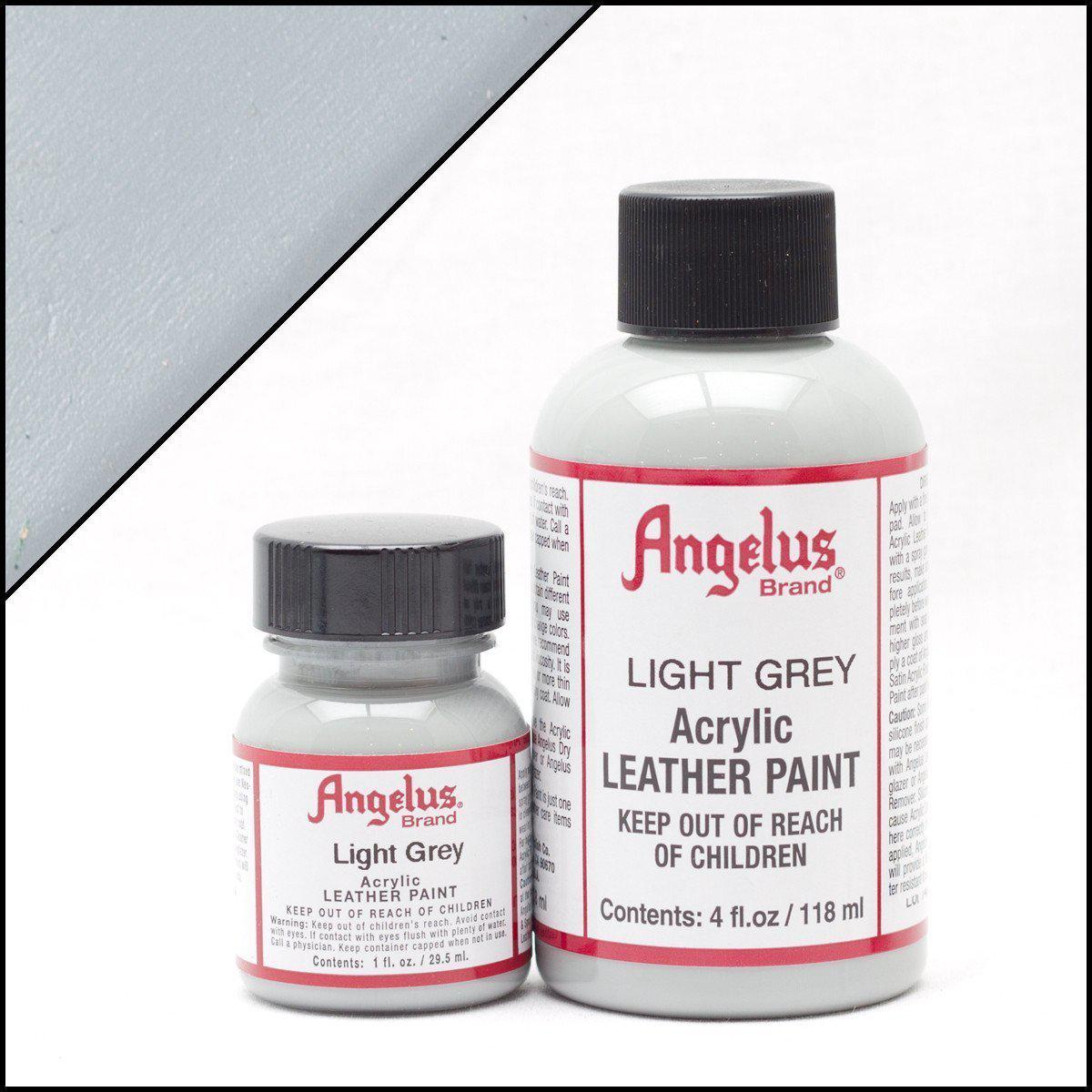 Light Grey Angelus Leather Paint 1oz - Premium Leather Dye for Shoes, Bags & Accessories - Perfect for DIY Restoration & Customization Projects