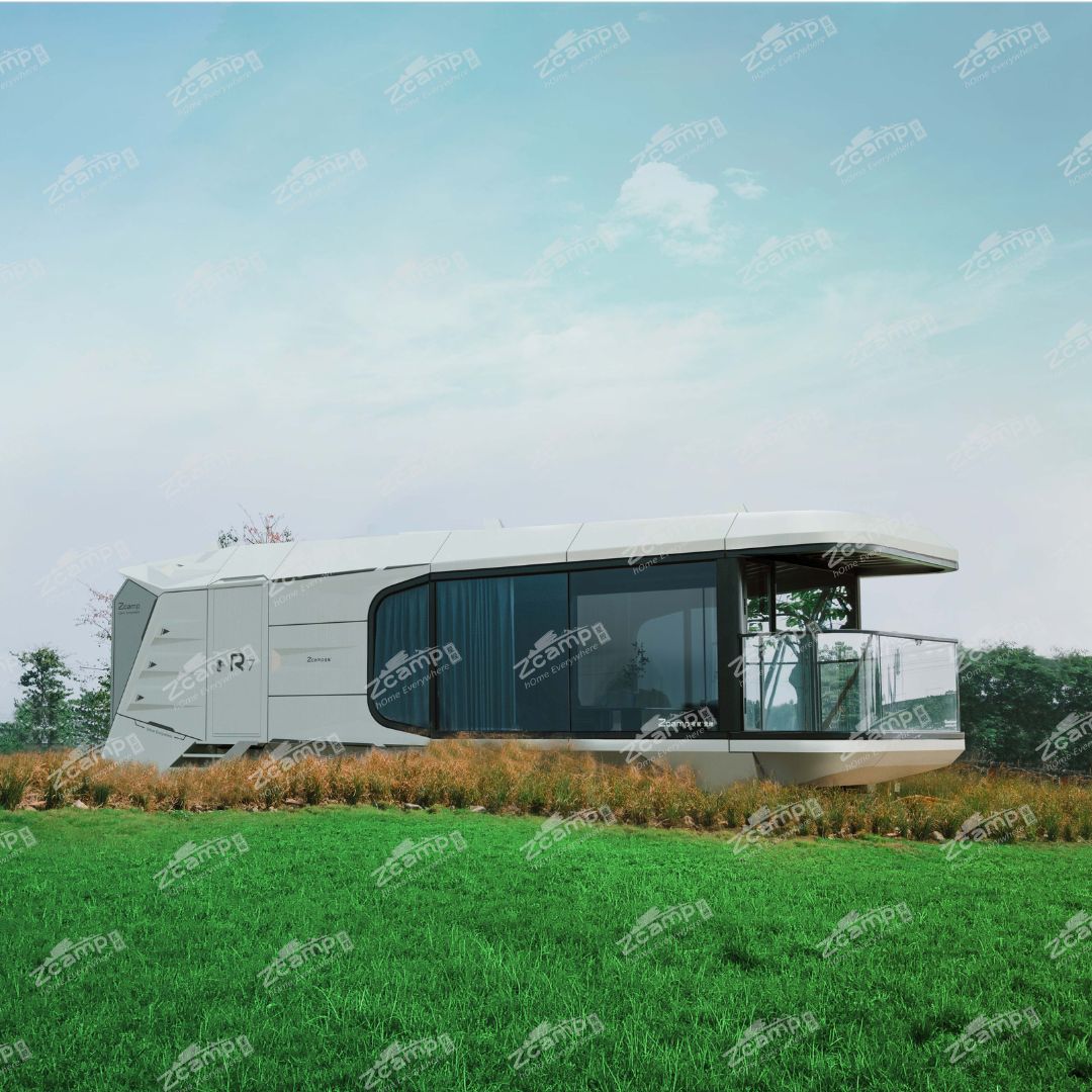 Zcamp R7 Prefabricated Modular Tiny House - Modern, Portable & Eco-Friendly Living Solution for Backyard, Vacation & Off-Grid Homes