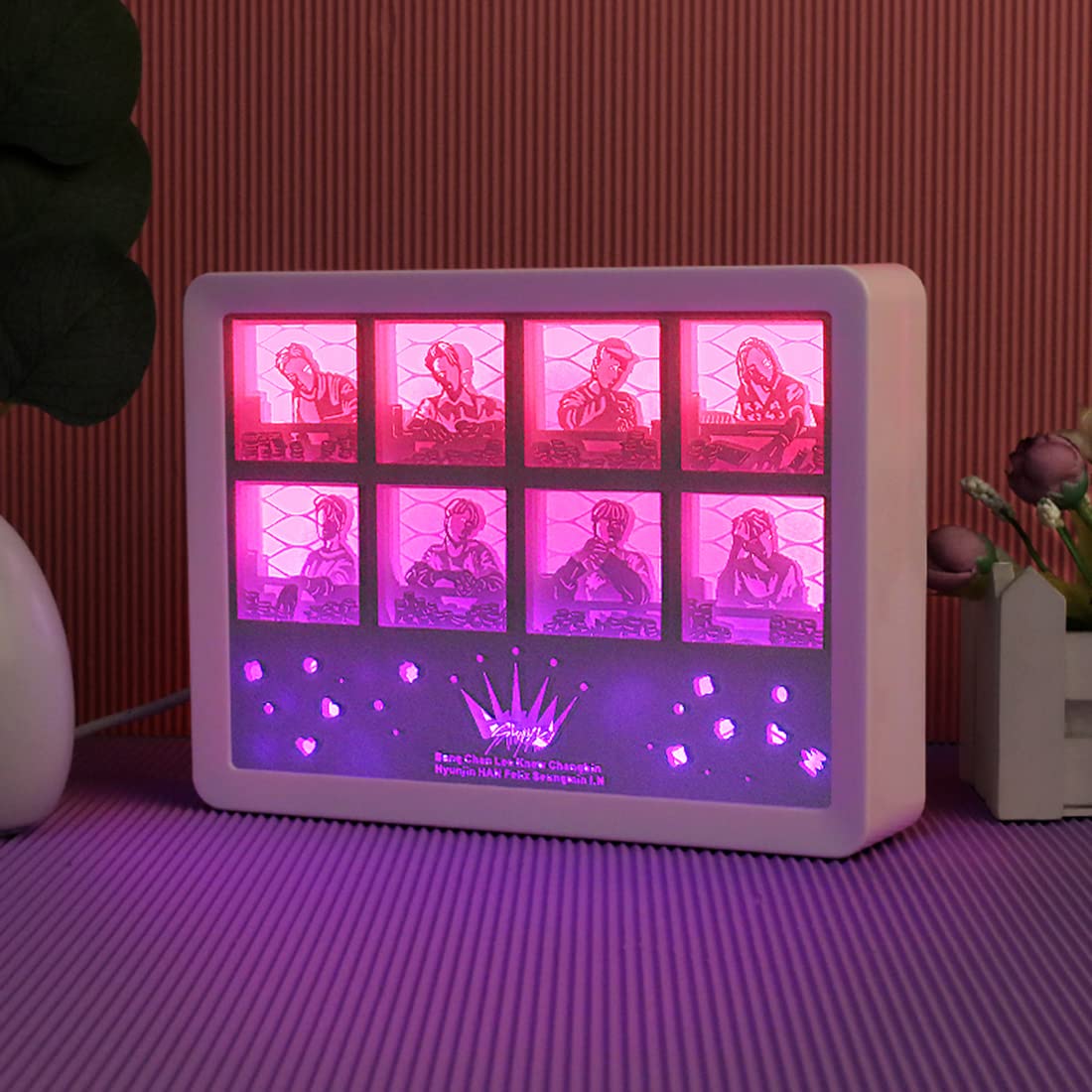 3D LED Paper Cut Light Box - Birthday Gift, Night Light, Desk Lamp, Home & Room Decoration (Starry Boy) - Perfect for Bedrooms, Nurseries, and Romantic Ambiance