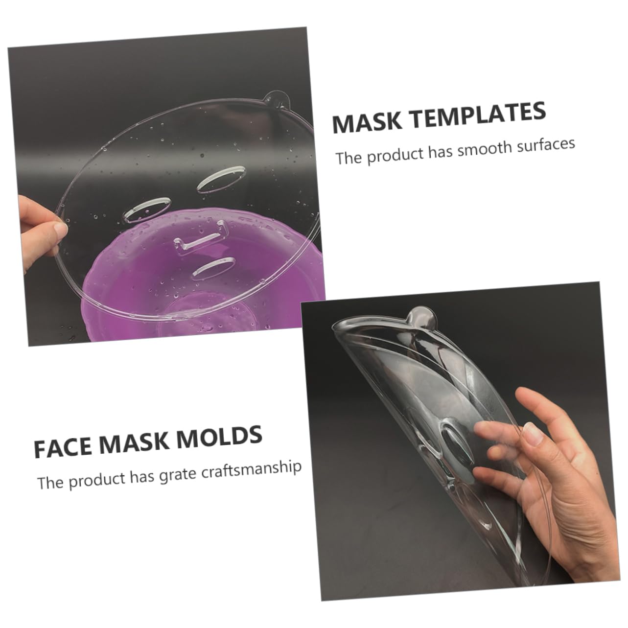 20pcs Reusable DIY Facial Mask Mold Set - Professional Mask Trays for Homemade Skincare & Spa Treatments - Perfect for Face Mask Makers, Beauty Salons and At-Home Skincare Routines