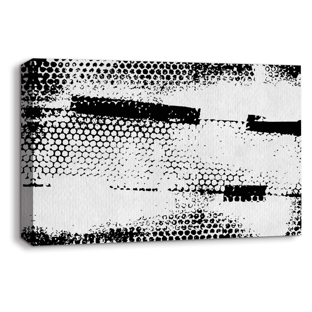 Wall26 Rustic Ink Canvas Wall Art - 32x48 Inches Framed Paintings, Perfect for Bedroom, Living Room, and Home Decor