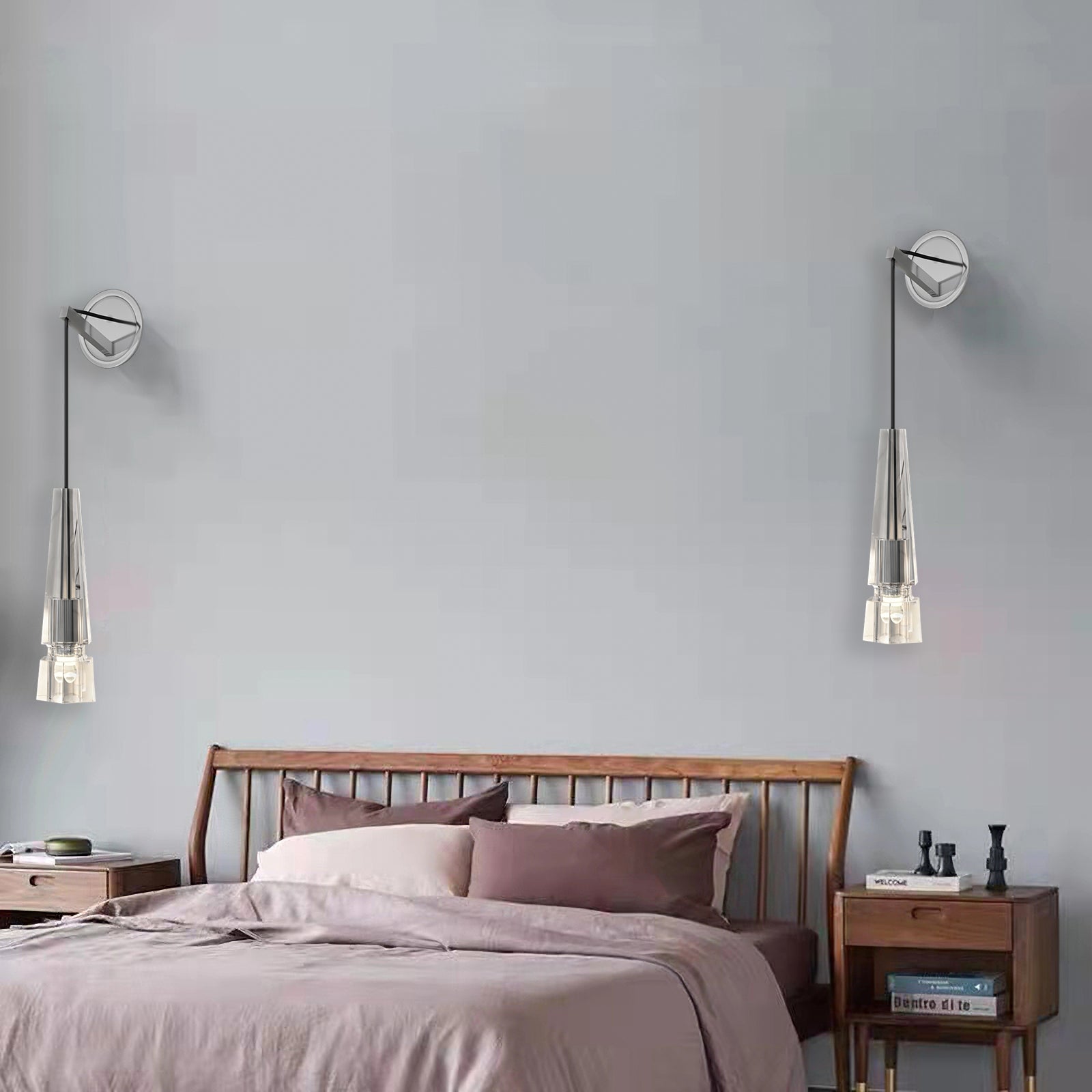 Chamonix Wall Sconce Light Fixture - Modern & Elegant Home Decor for Living Room, Bedroom, or Hallway Lighting