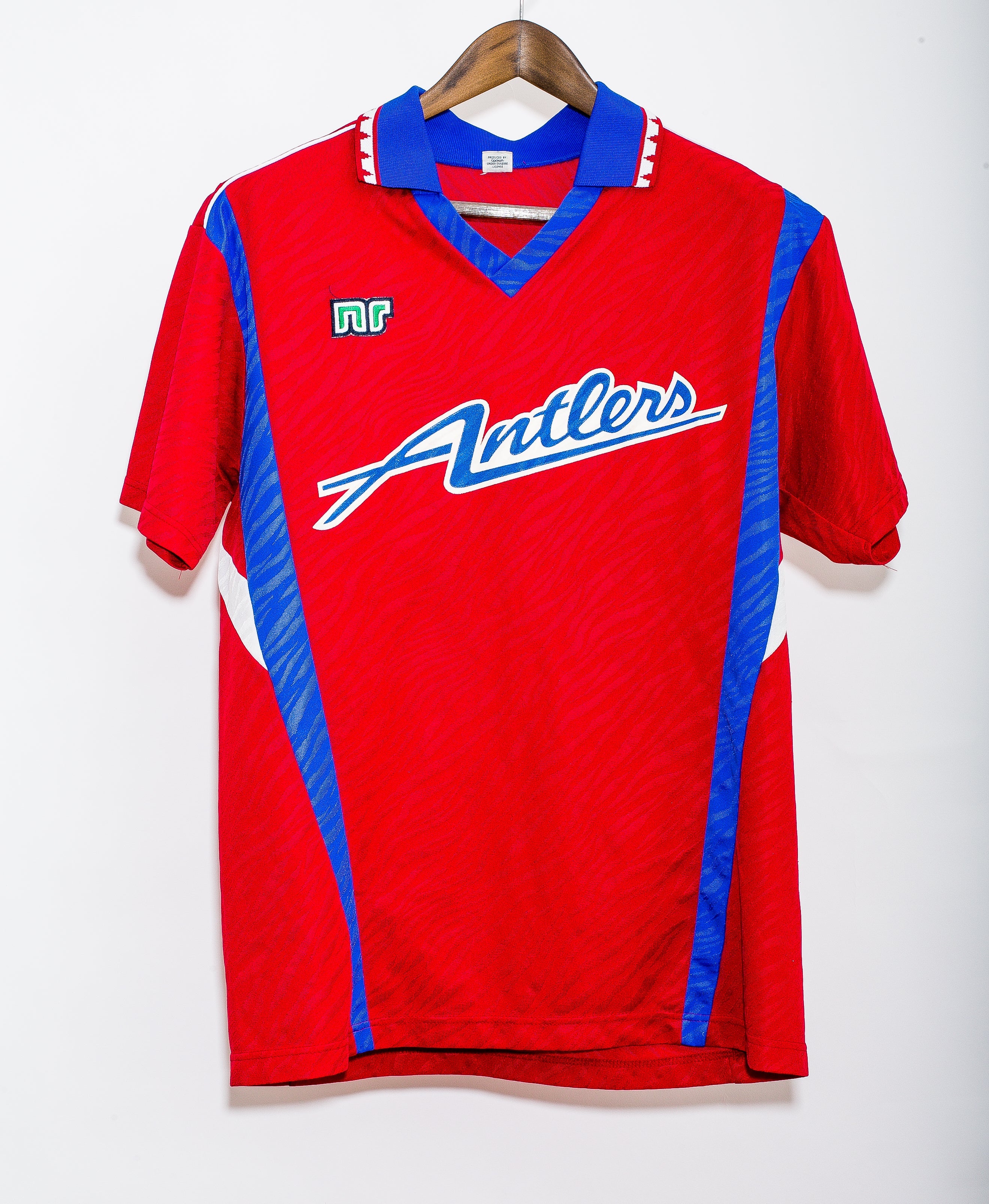 1993 Kashima Antlers Authentic Home Soccer Jersey - Size M - Vintage Football Shirt for Fans & Collectors - Perfect for Matches, Cosplay & Sports Memorabilia Display