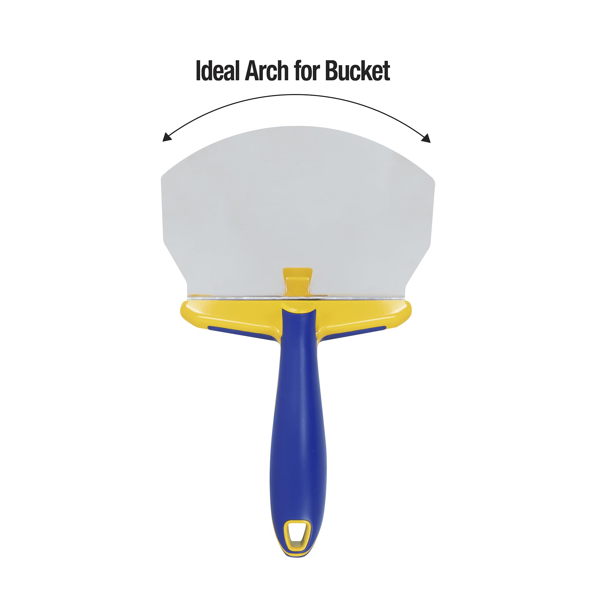 QEP Heavy-Duty Bucket Scoop - 5 Gallon Capacity, Durable Plastic Construction for Gardening, Farming, and Construction Use - Perfect for Soil, Gravel, and Sand Handling