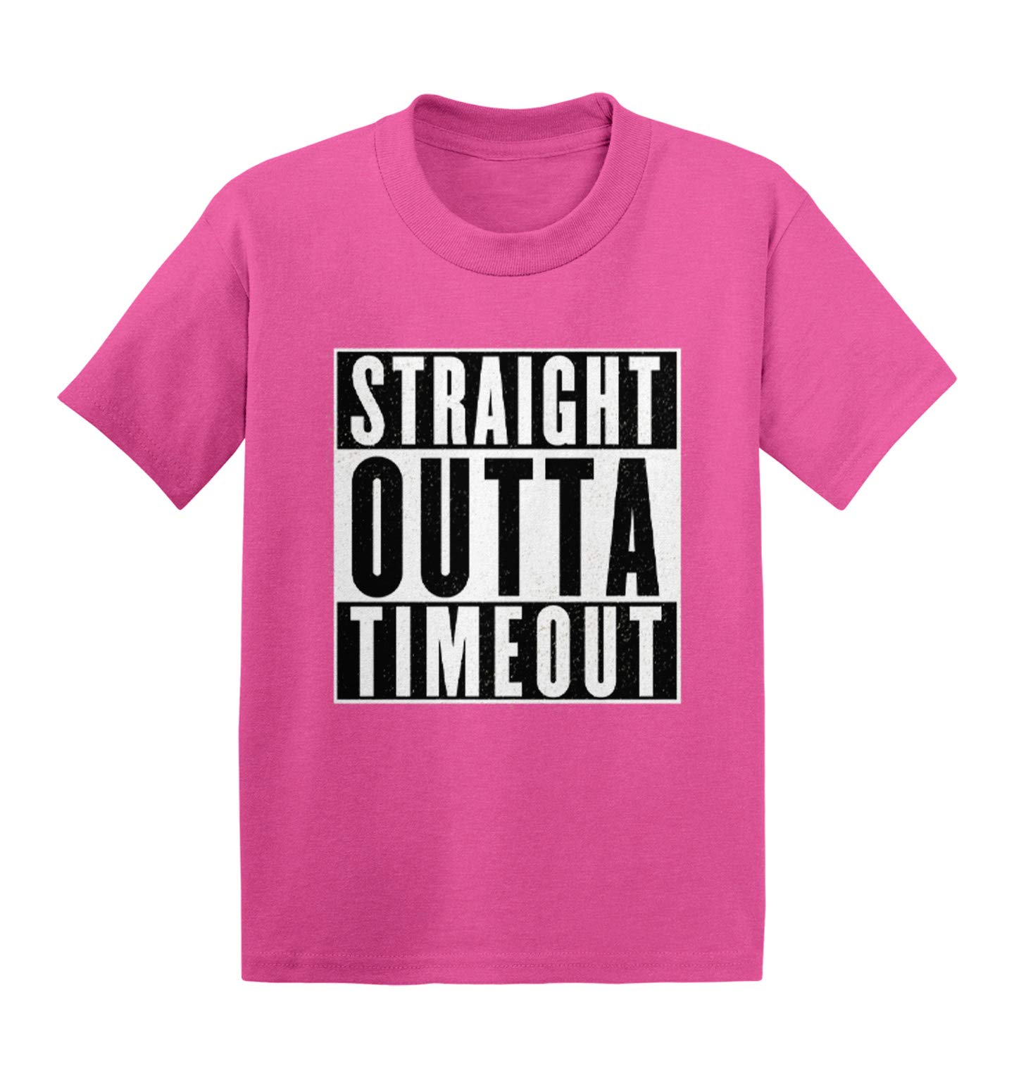 Haase Unlimited Straight Outta Timeout - Trouble Maker Infant & Toddler Cotton Jersey T-Shirt | Cute Baby Boy & Girl Casual Outfit | Playdate, Daycare & Family Photos