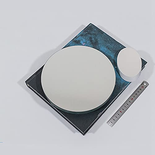 203mm Newtonian Reflective Telescope Mirror - Aluminum Plated Spherical Mirror with Protective Film & 70mm Secondary Mirror for Astronomical Telescope DIY Accessories - Perfect for Stargazing, Astrophotography, and Astronomy Enthusiasts