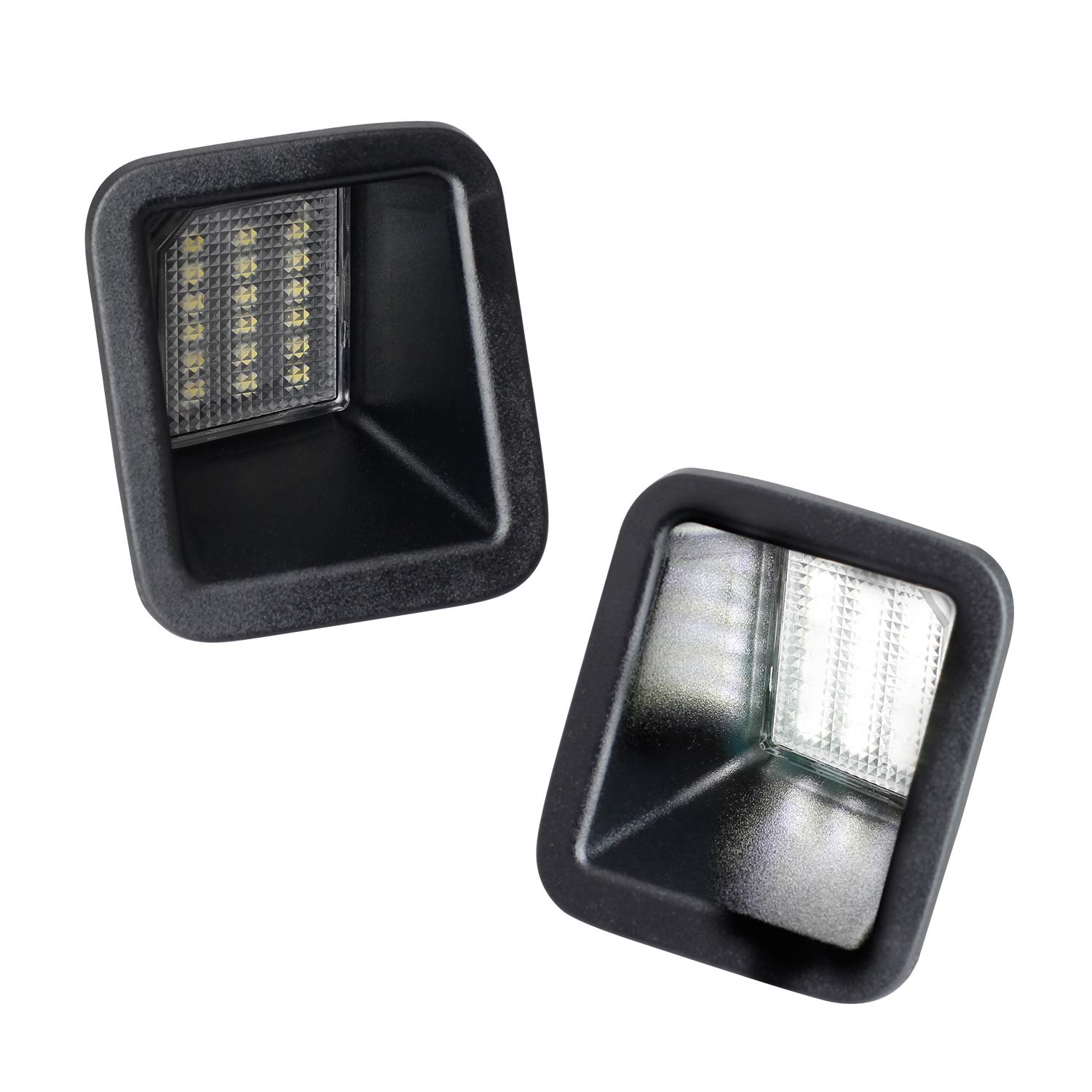 RUXIFEY LED License Plate Lights 6500K White - Compatible with 2017-2019 Ford F250 F350 Super Duty - Durable Replacement Bulbs for Enhanced Night Visibility & Style Upgrade