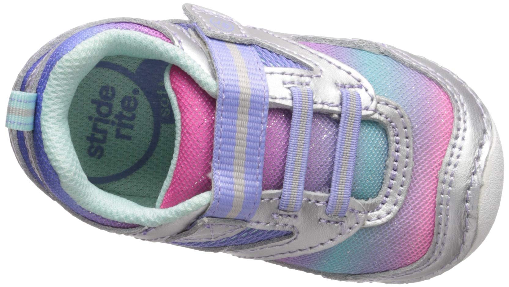 Stride Rite SM Adrian Baby Girls' Sneakers - Soft Sole Walking Shoes for Infants & Toddlers | Perfect for First Steps, Playtime & Everyday Wear