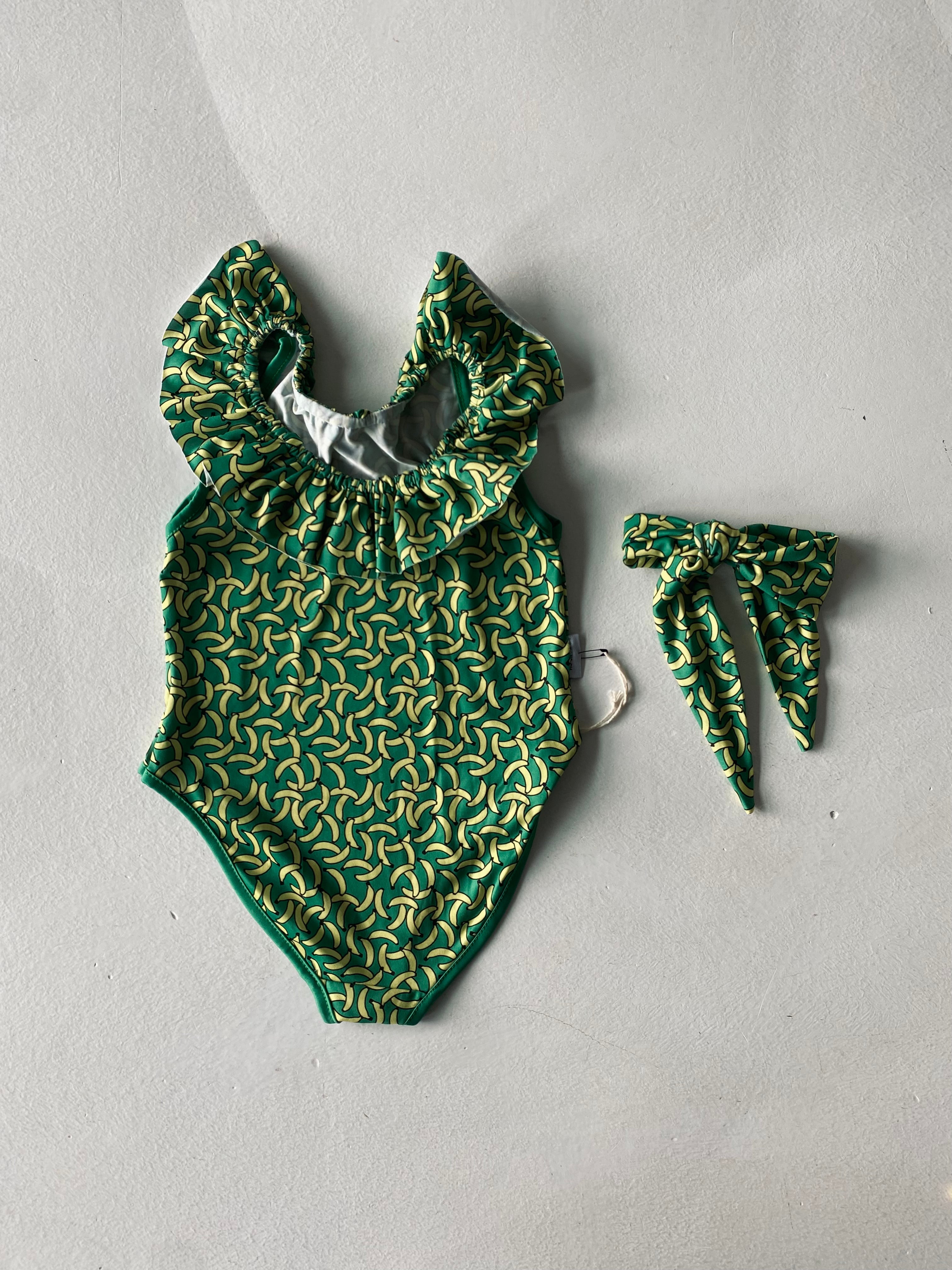 Girls' Quick-Dry 100% Lycra 2-Piece Swimsuit Set for Beach, Pool & Summer Fun
